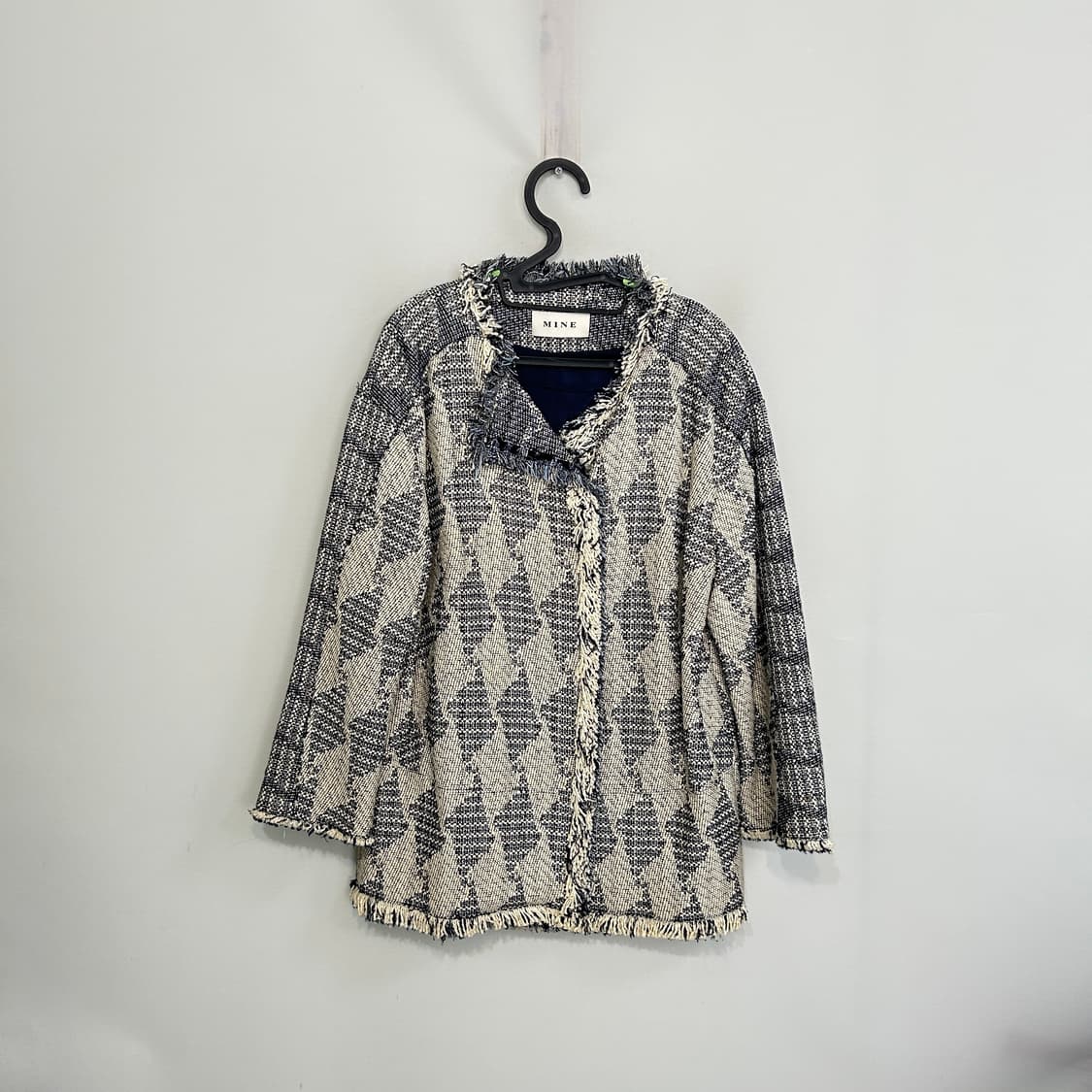 한섬 마인 트위드 롱 자켓 55 상품이미지1