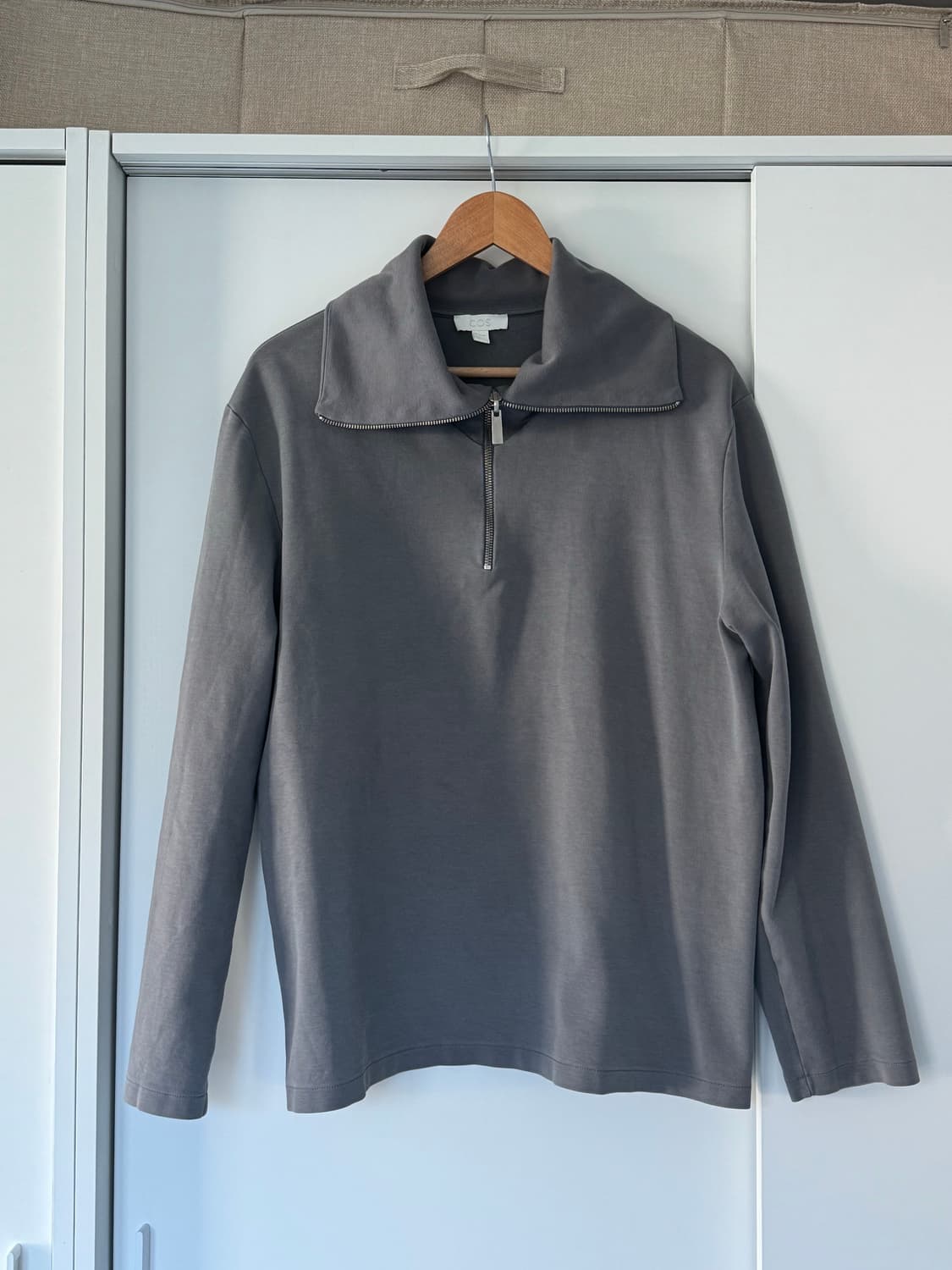 COS 코스 하프 집업 스웨트셔츠 L 상품이미지1