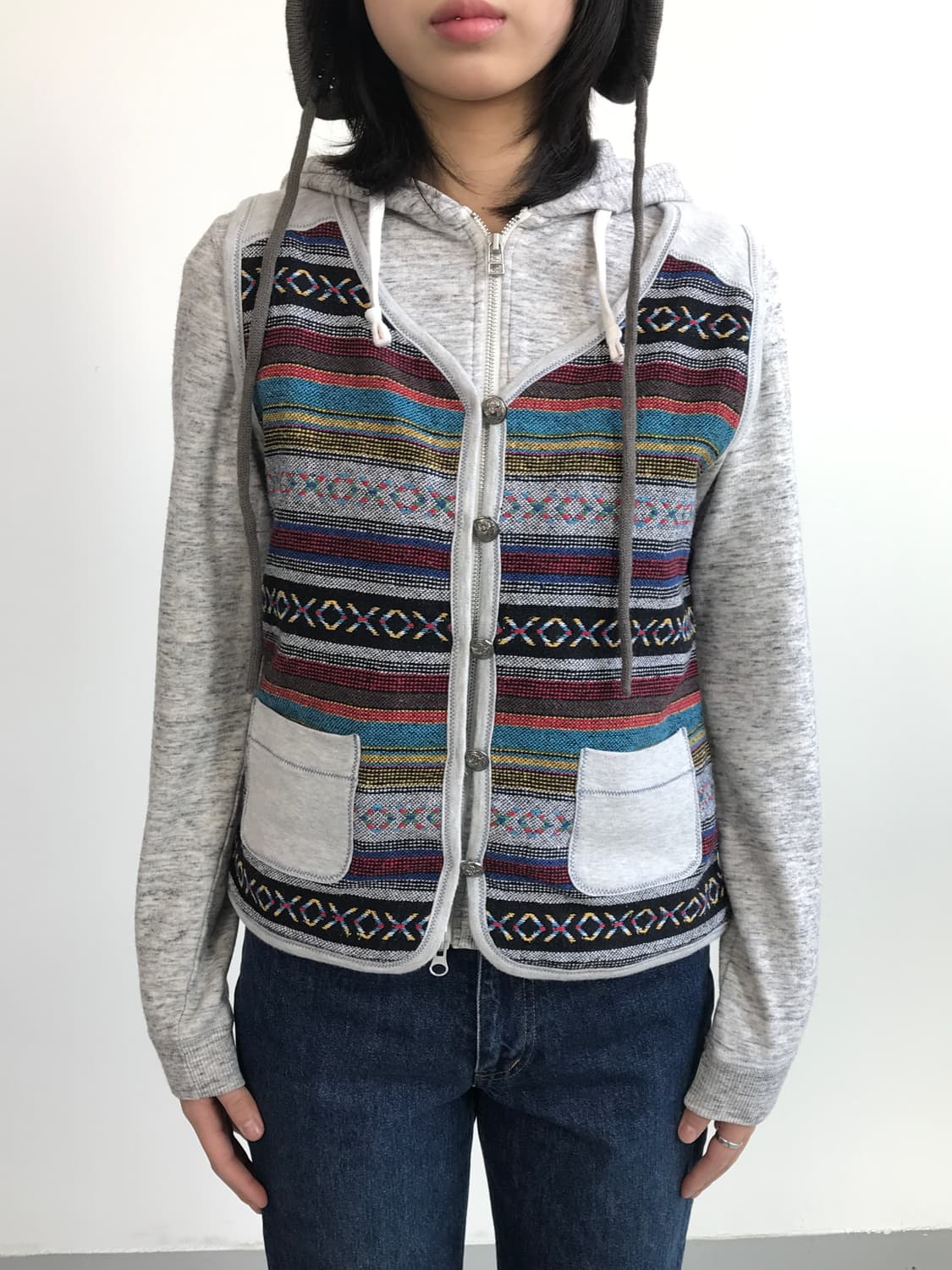  Lartdevie Pattern Knit Vest 상품이미지2