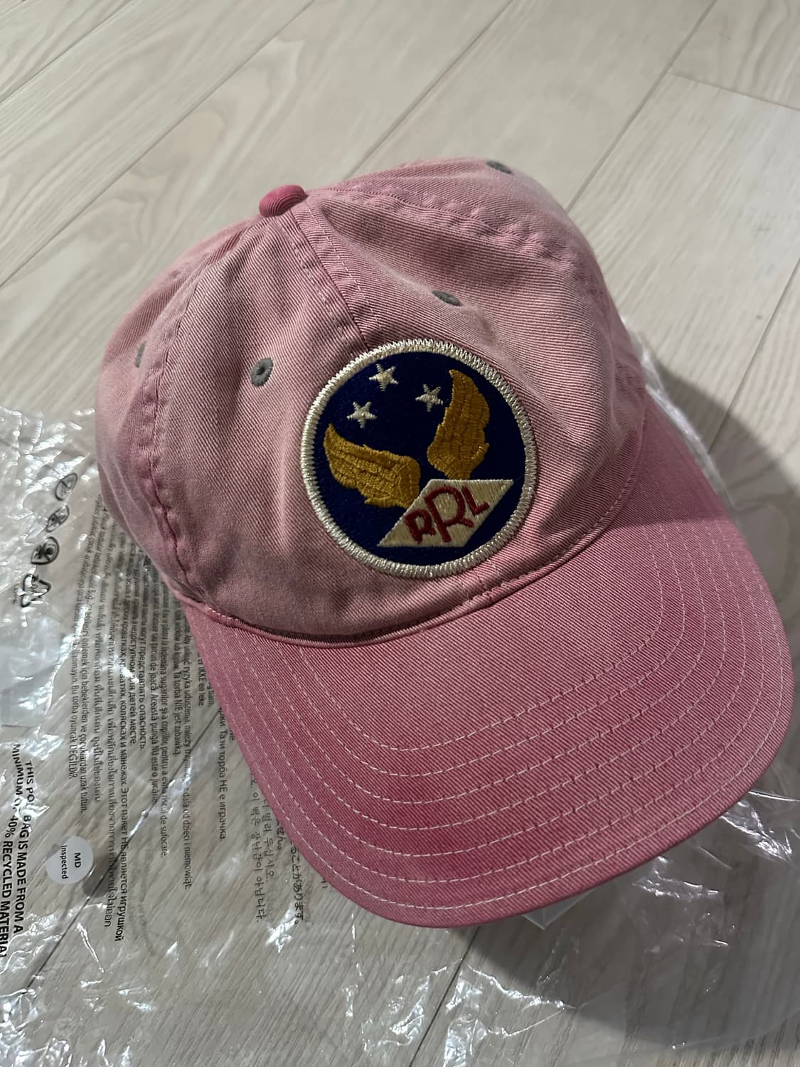 RRL 더블알엘 윙로고 볼캡 레드 상품이미지3