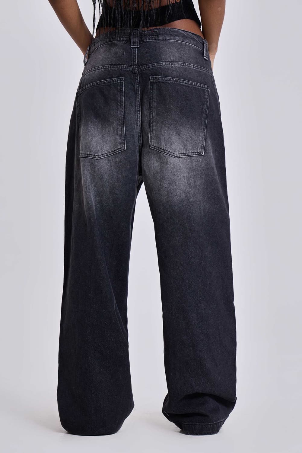 제이디드런던 바지 새상품 Washed Black Colossus Jean 상품이미지5