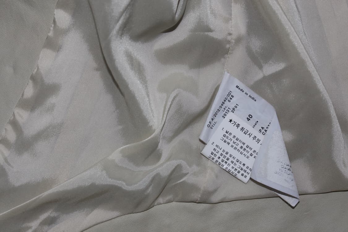 Emporio Armani 엠포리오아르마니 2WAY 램스킨 레더 자켓 상품이미지6