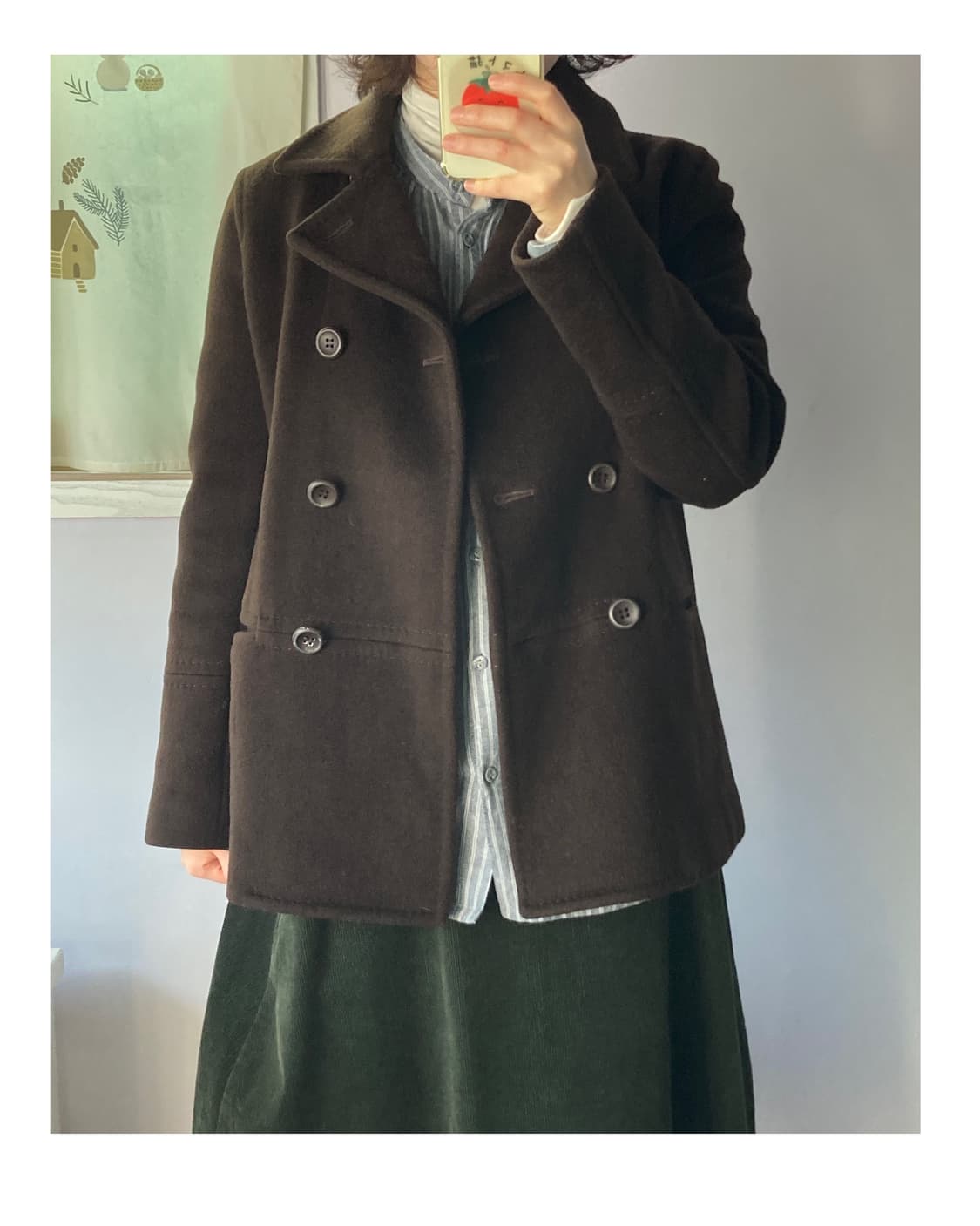 Spick and span 캐시미어 혼방 더블코트 상품이미지9