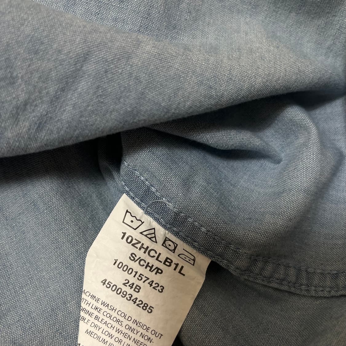 랭글러 웨스턴 데님 셔츠 S/90 상품이미지9