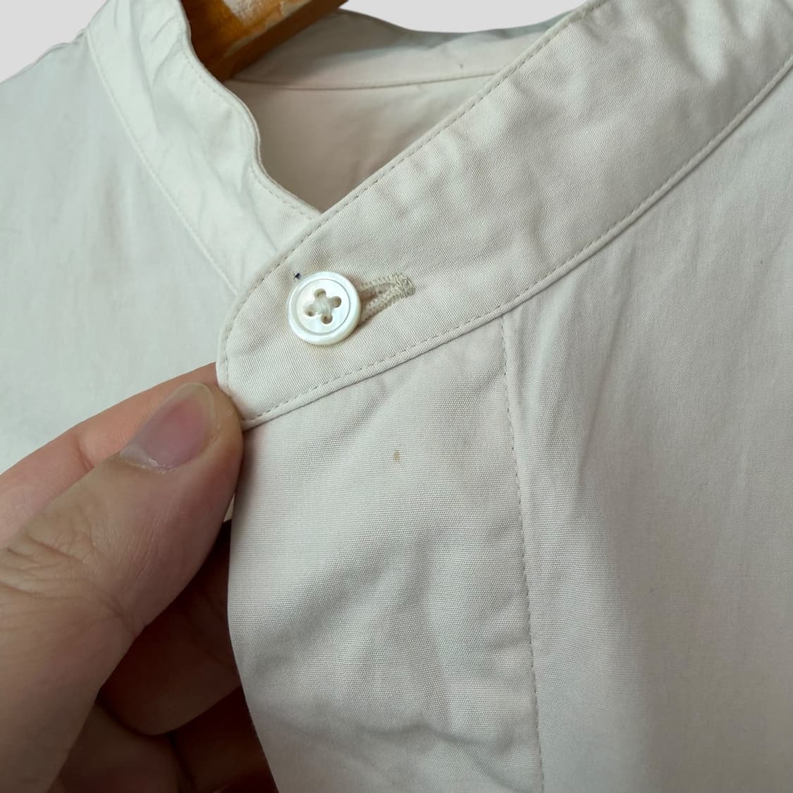 (M)유니클로 +J 수피마코튼 오버사이즈스탠칼라셔츠 상품이미지4