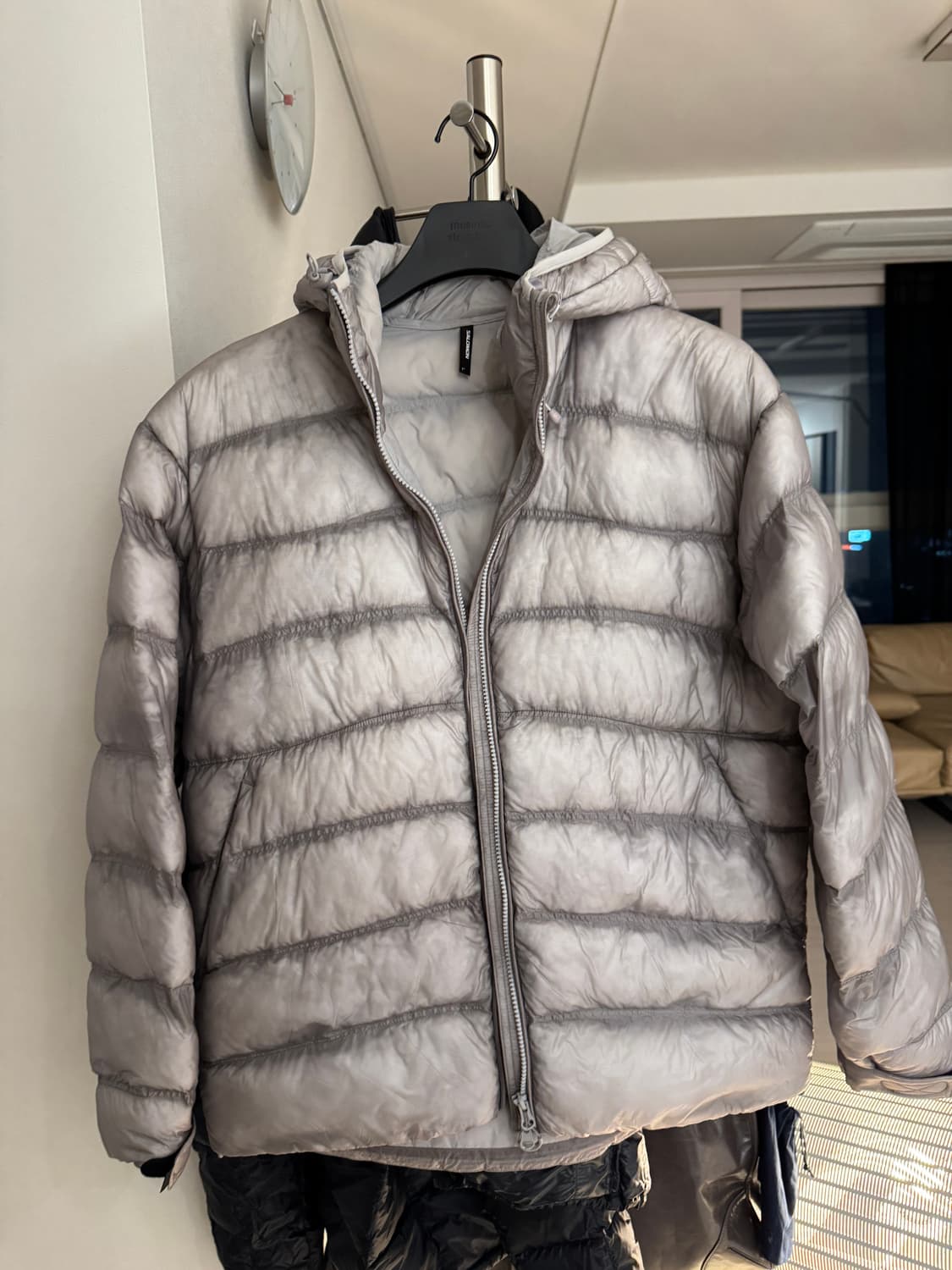 살로몬 UNI 크로스 인슐레이션 자켓 라이트 그레이 L사이즈 상품이미지2