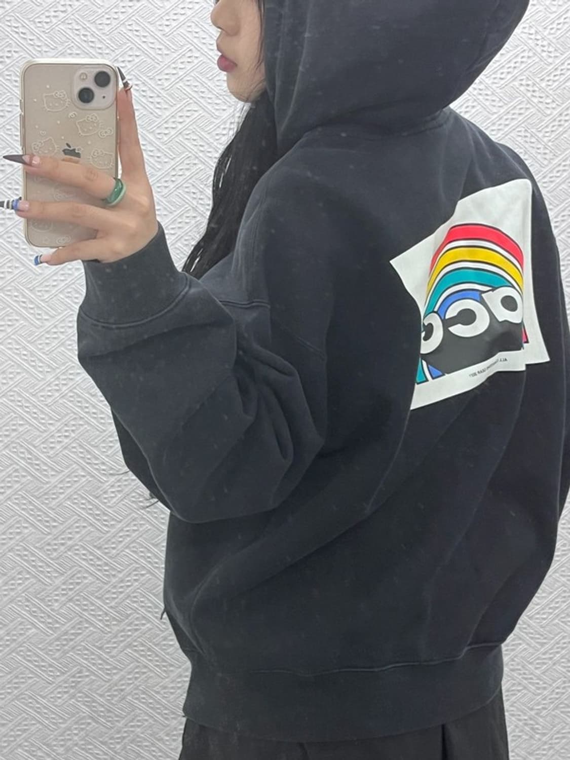 나이키 ACG 키치 레인보우 풀오버 기모 후드티 L C07821 상품이미지1