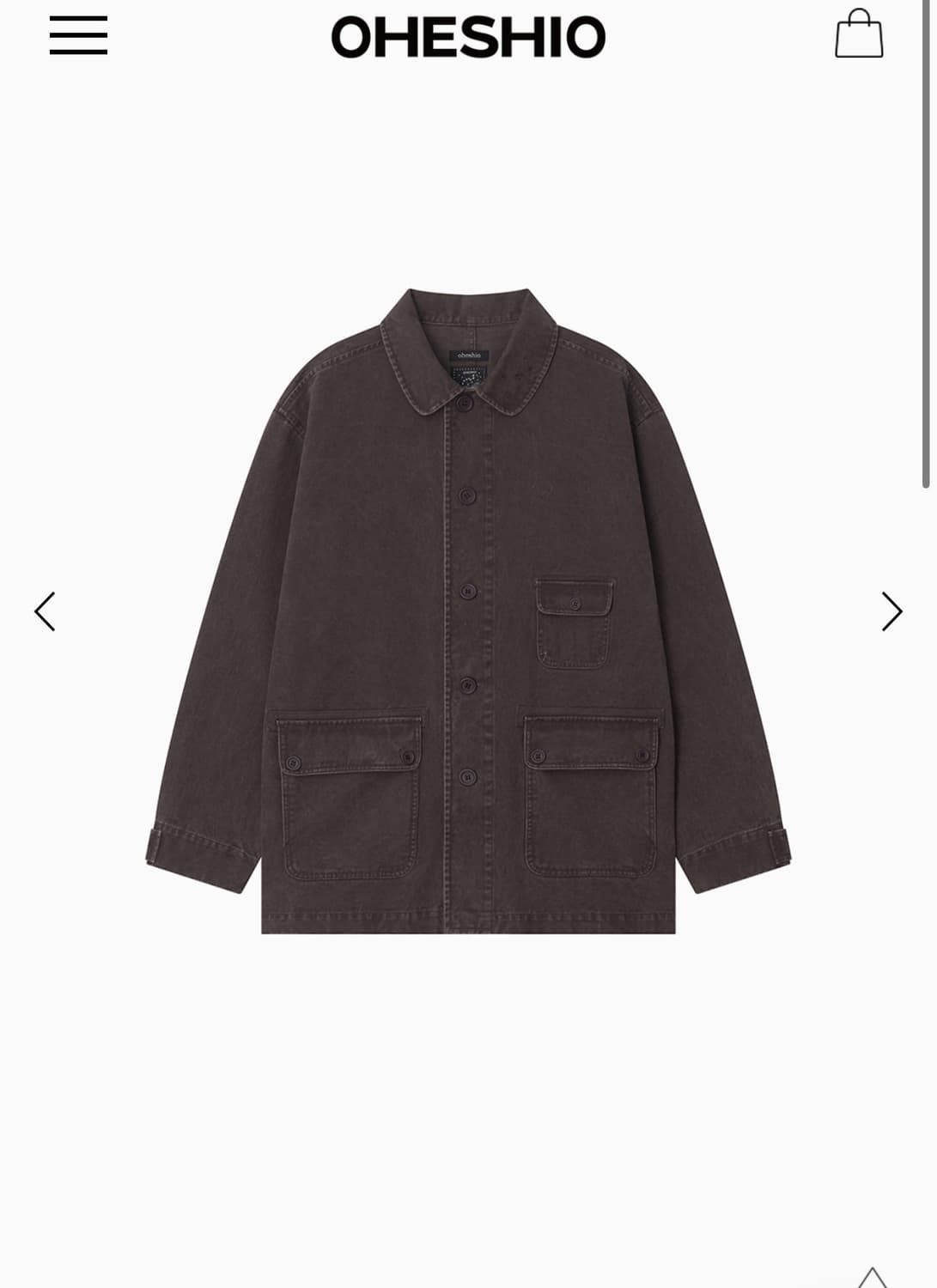 오헤시오 STAR FLORAL WASHED COTTON JACKET 상품이미지1