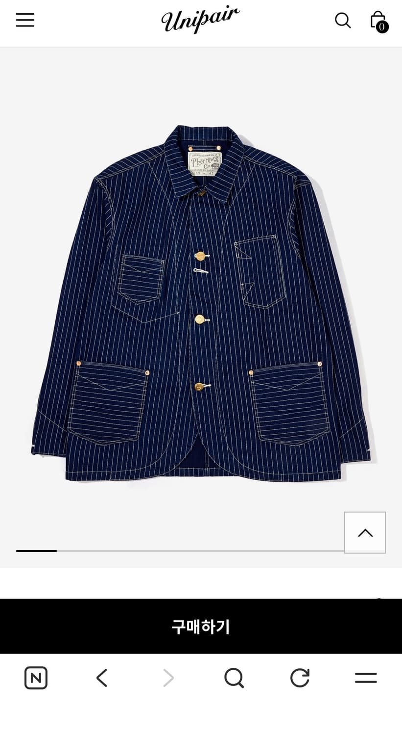 Pherrow‘s wabash jacket 페로우즈 와바시자켓 상품이미지1