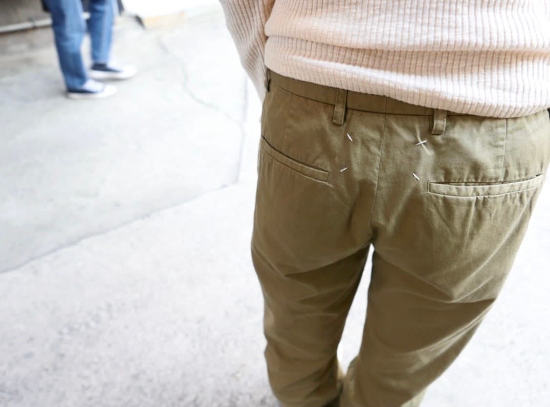 마르지엘라 백스티치 치노 팬츠 상품이미지2