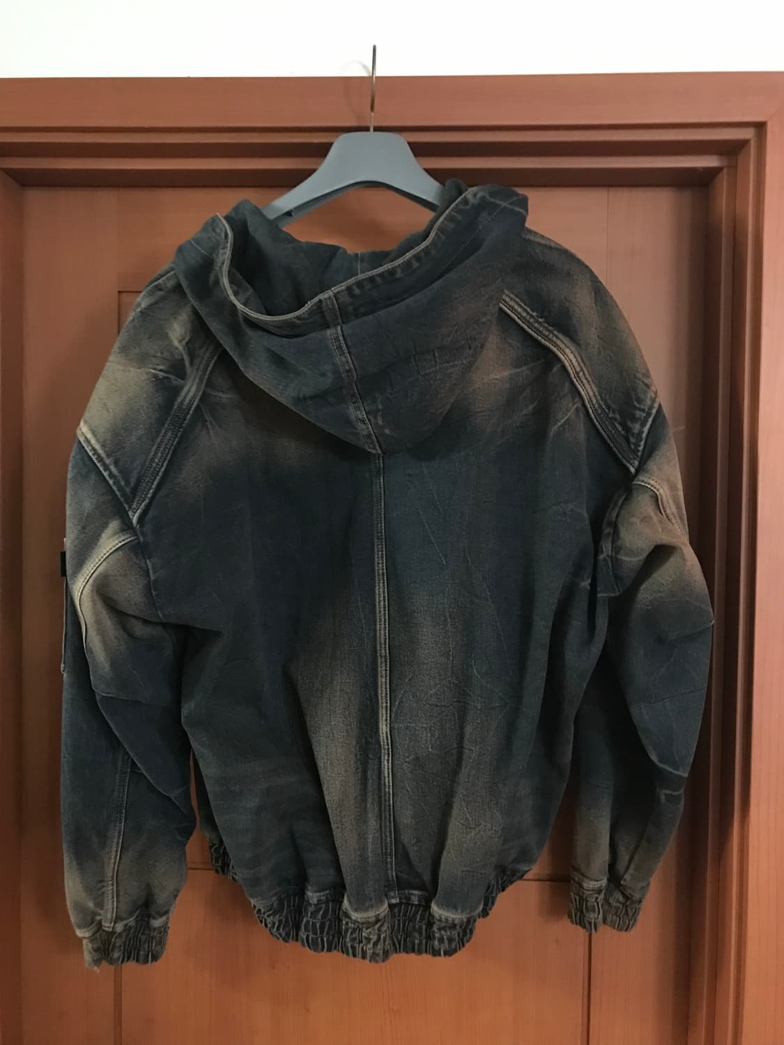 준지 데님 후드 집업 (m) 상품이미지2