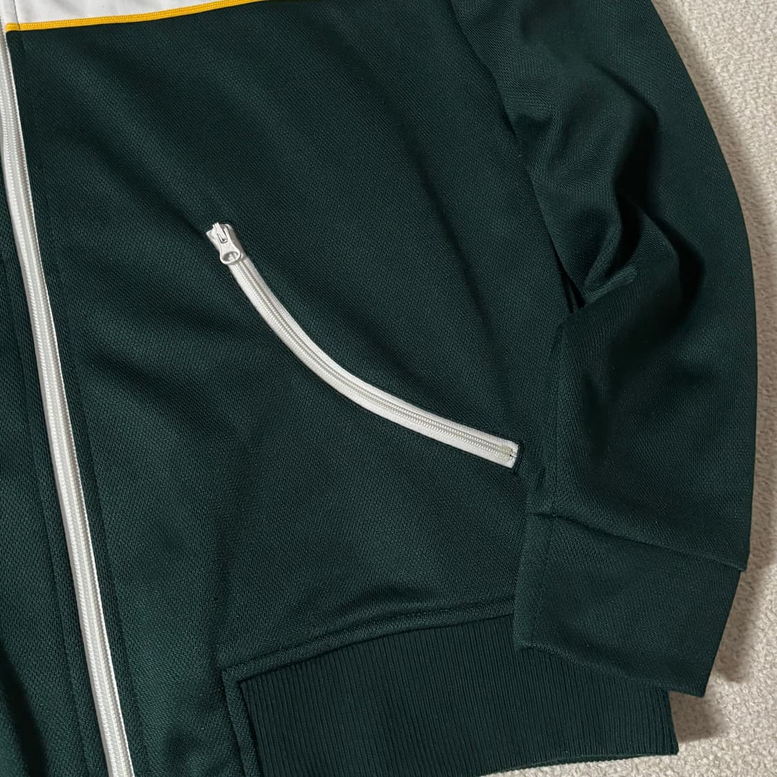 아디다스 파이어버드 나이트인디고 그린 배색 투웨이 져지 상품이미지4