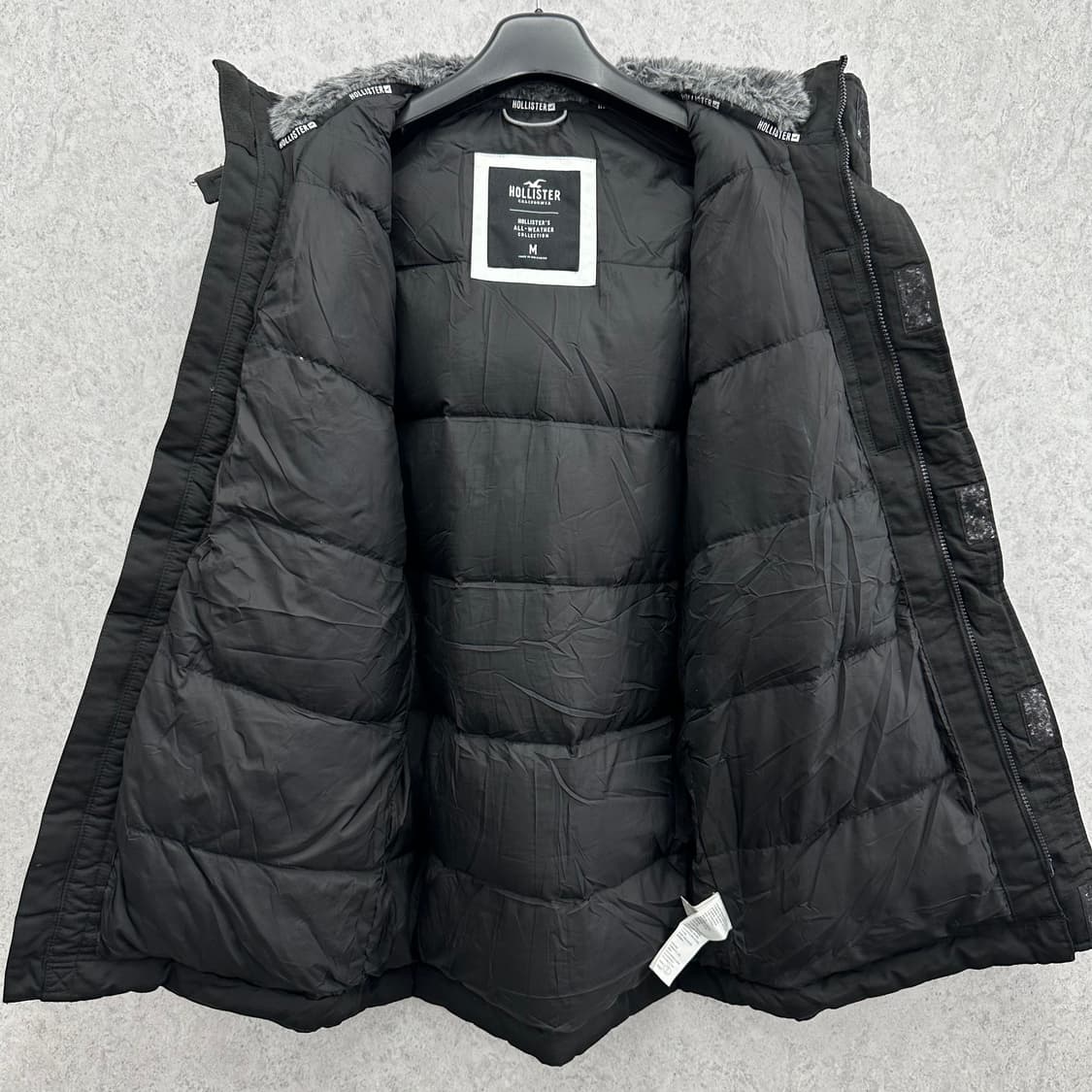 100 홀리스터 남자 하프 패딩 상품이미지3