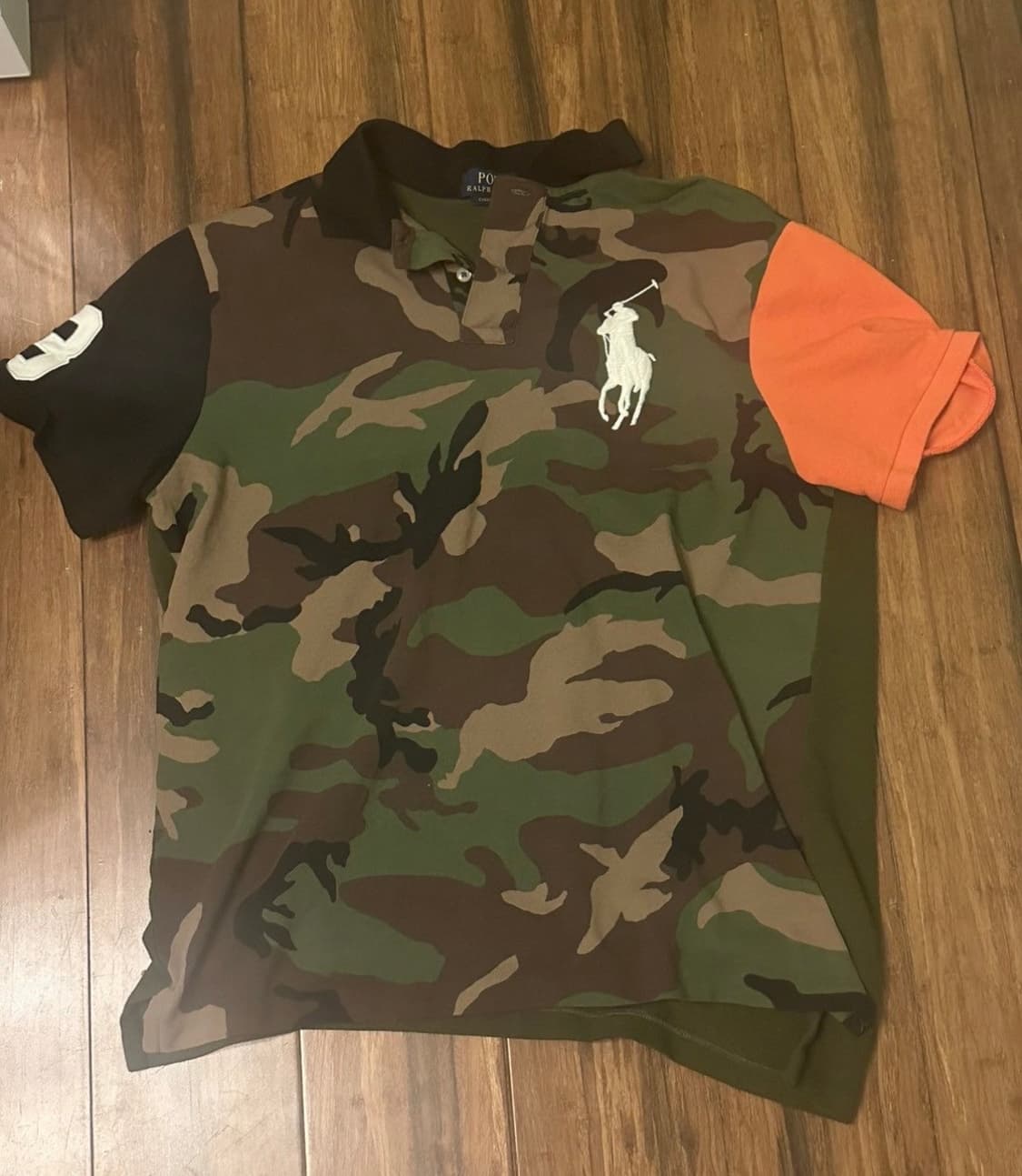 빈티지 폴로랄프로렌 빅포니 카라티 카모 상품이미지1