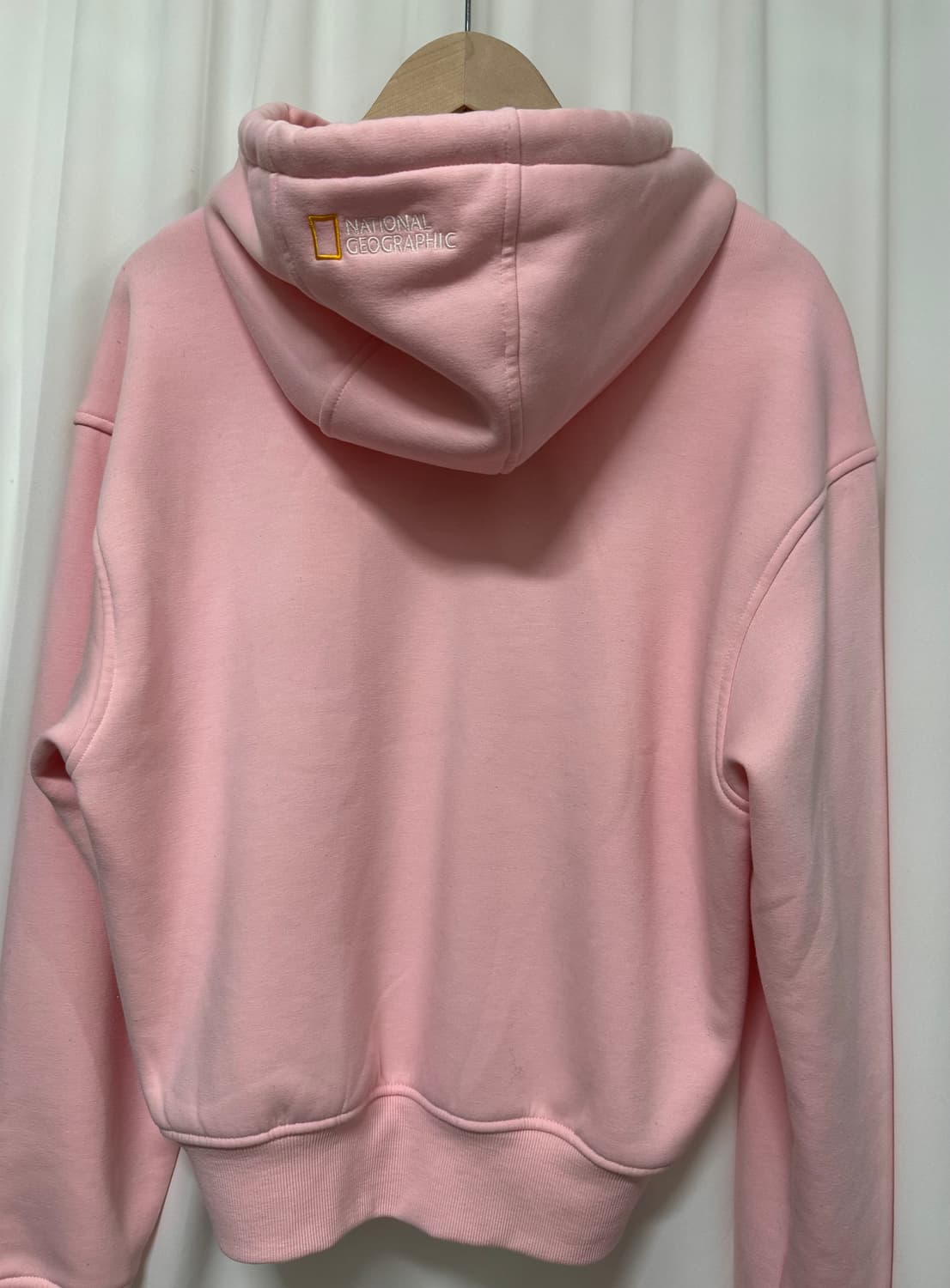 내셔널지오그래픽 핑크 기모후드티 상품이미지5