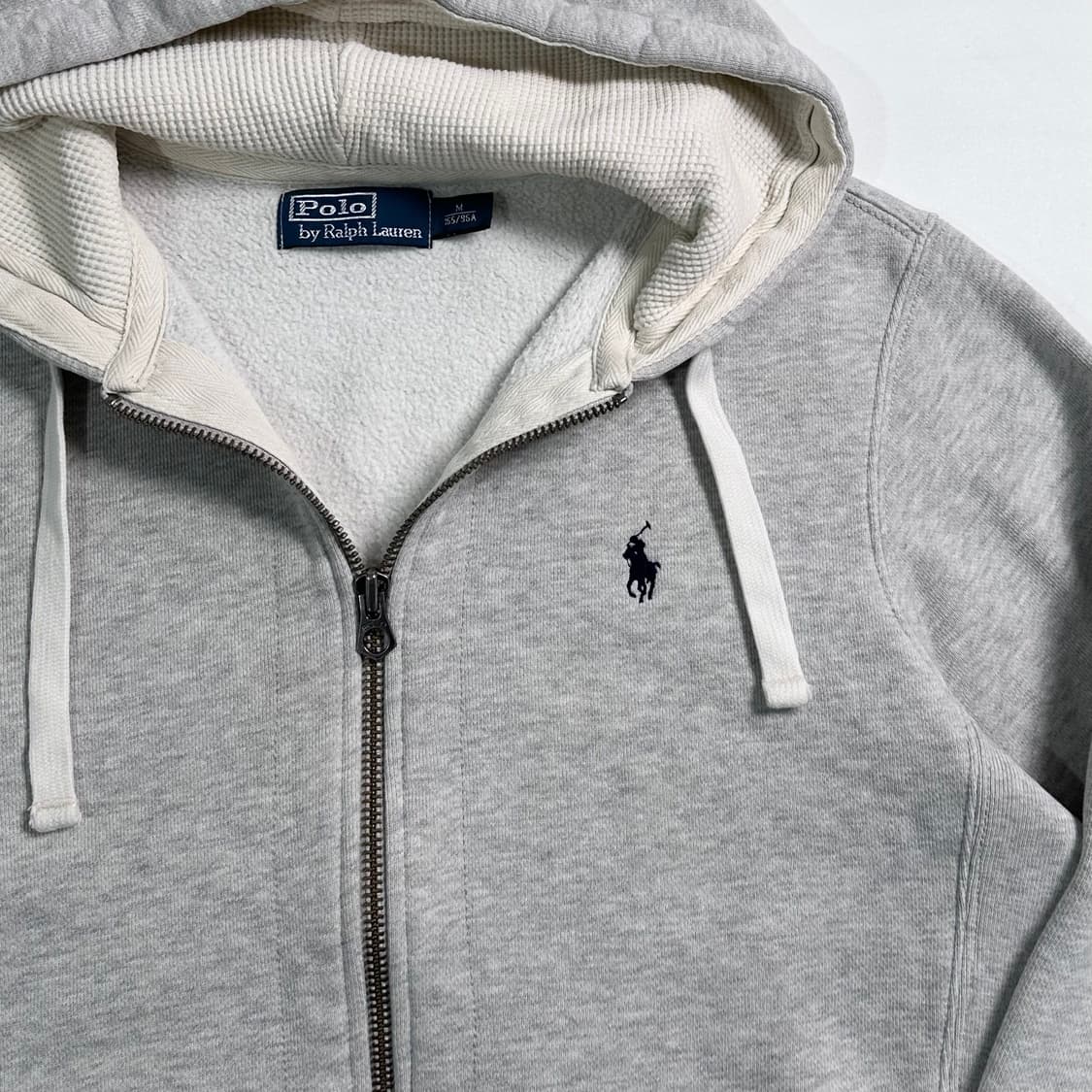 폴로 랄프로렌 그레이 후드집업 상품이미지3