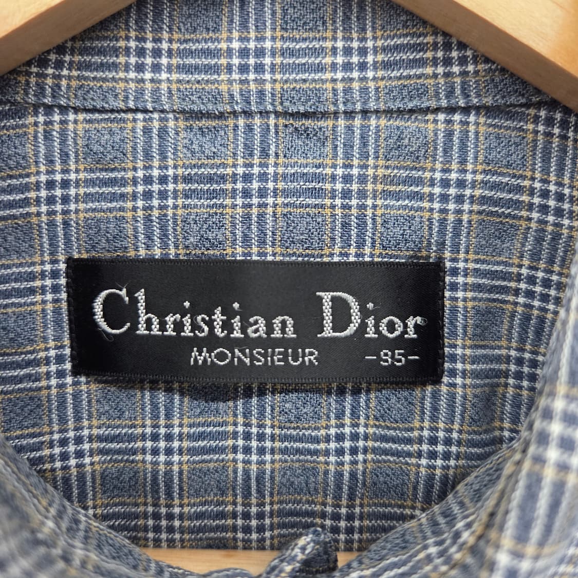 dior 디올 체크 반팔 셔츠 남성L 상품이미지4