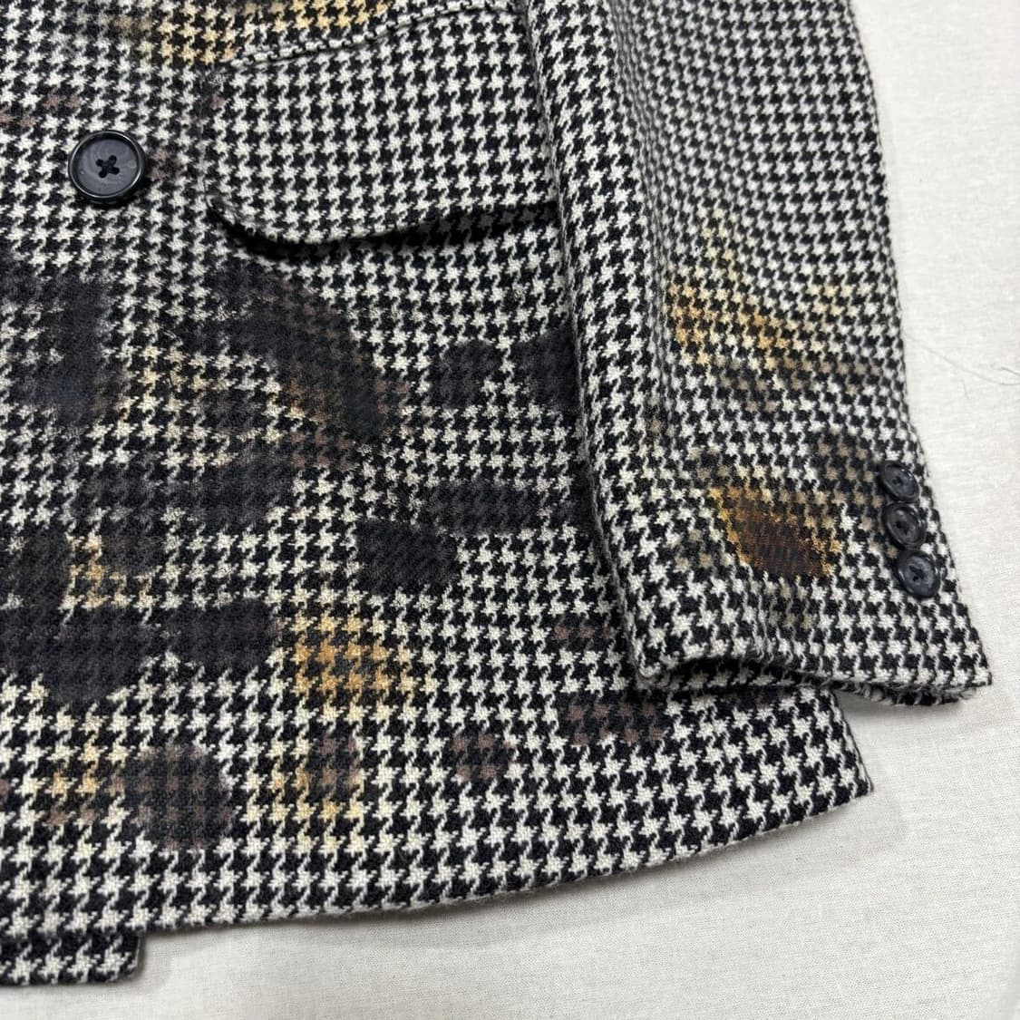 00s Donna Karan New York 울 코티드 자켓 상품이미지5