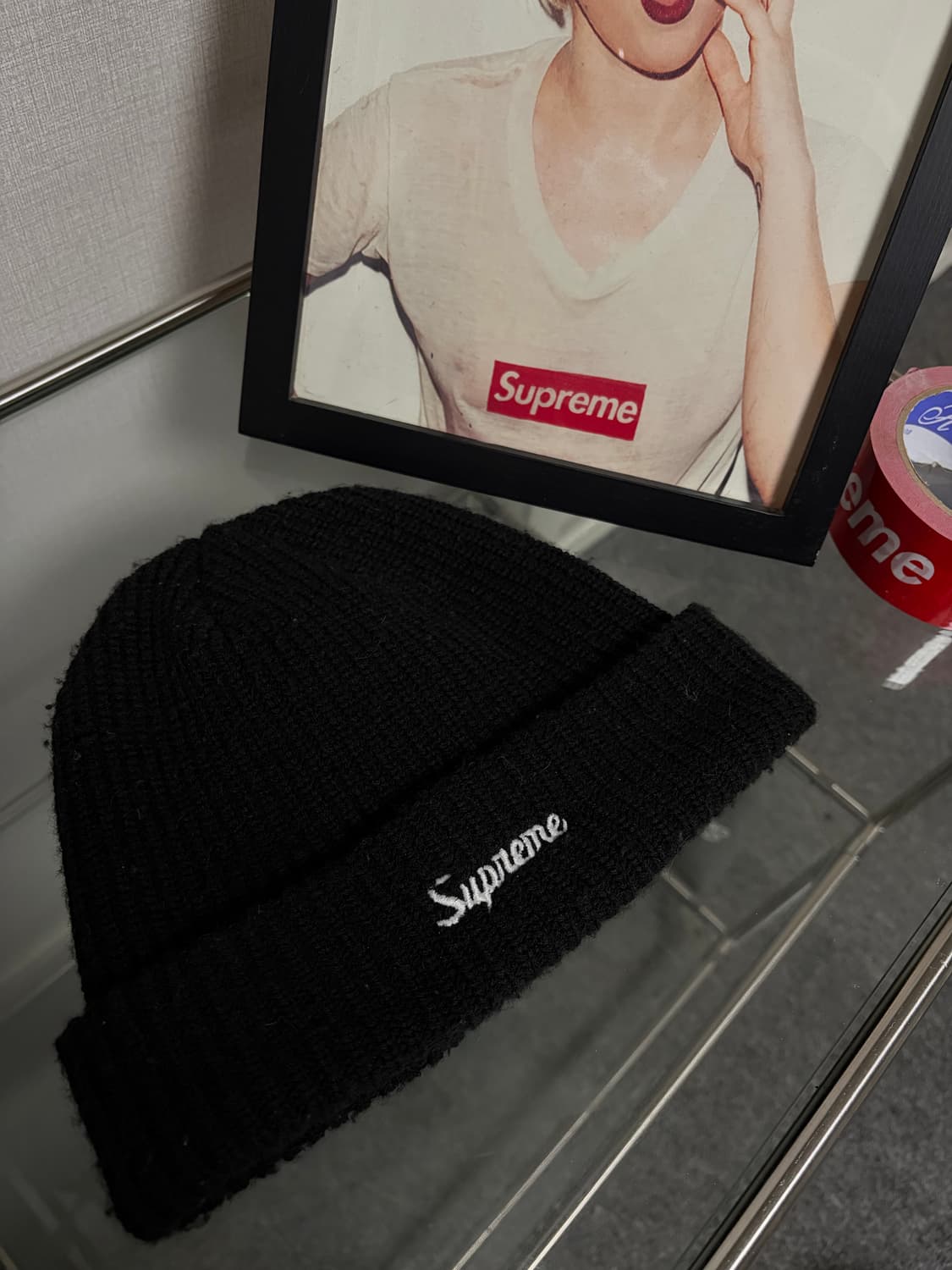 슈프림 숏비니 블랙 팔아요 상품이미지1