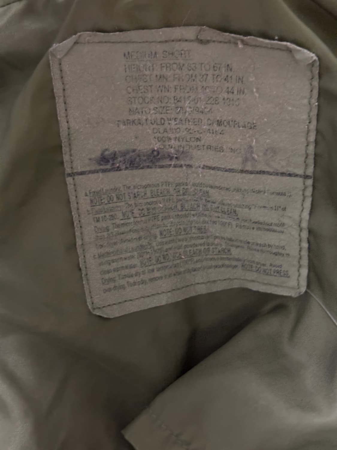 ECWCS 밀리터리 자켓 바람막이 상품이미지8