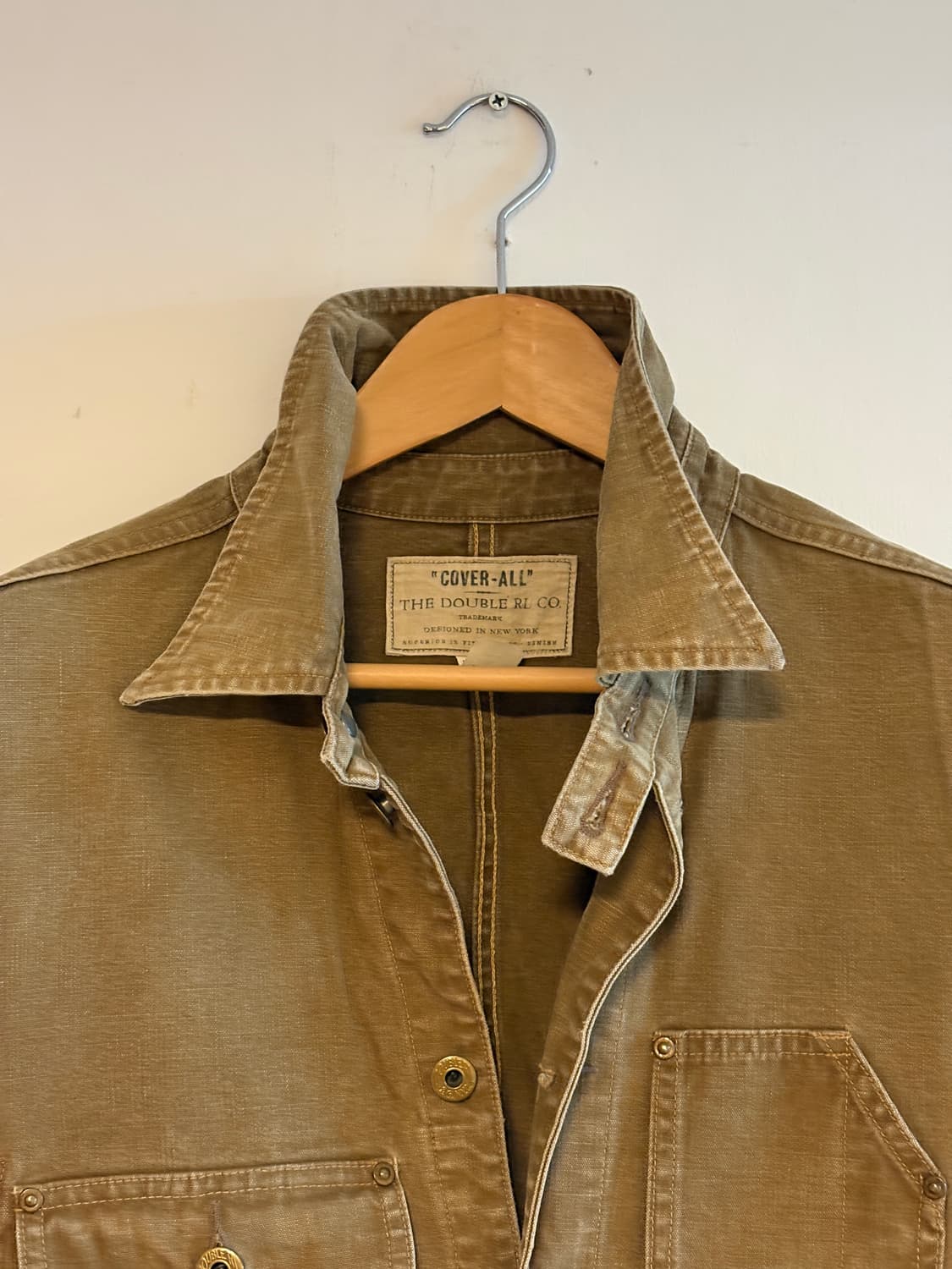 RRL 더블알엘 덕캔버스 더블니 커버올 점프슈트 상품이미지3