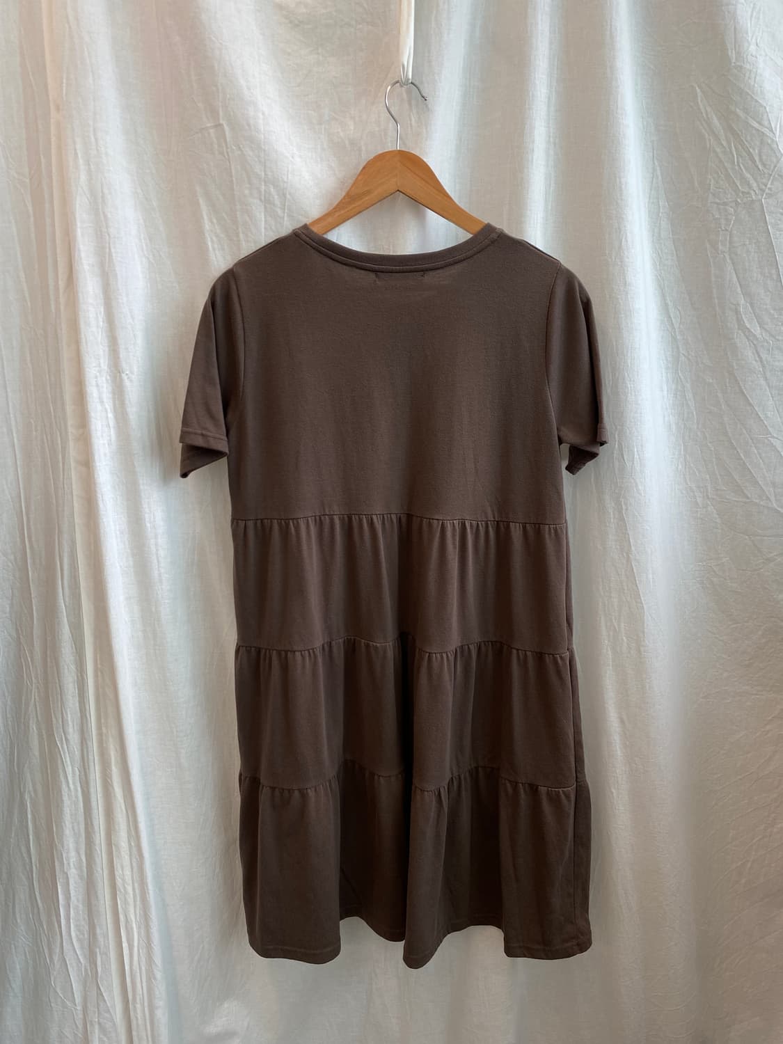 MUMU&CO 브라운 반팔원피스(M) 상품이미지8