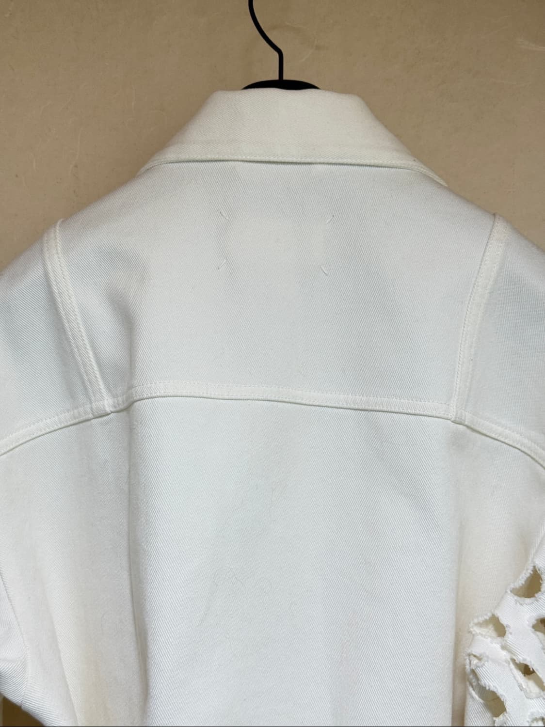 메종 마르지엘라 인비저블 라벨 펀치 홀 데님 자켓 20ss 상품이미지2