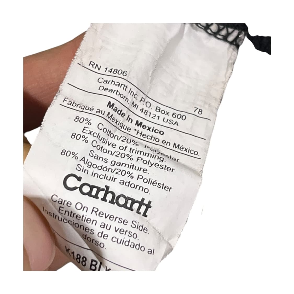 [Carhartt] 칼하트 반집업 로고자수 맨투맨 상품이미지6