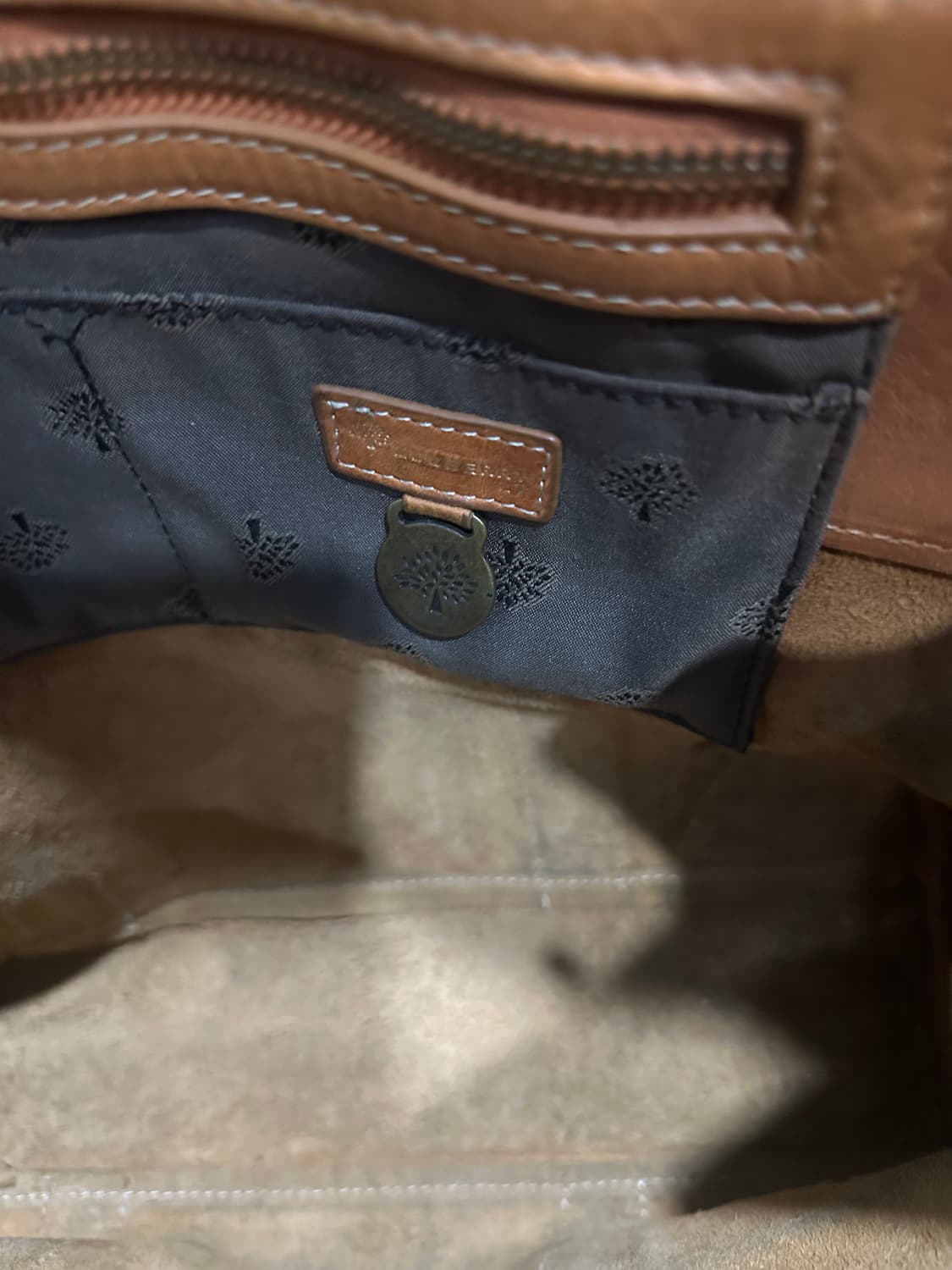 멀버리 가죽토드백 카멜 상품이미지8