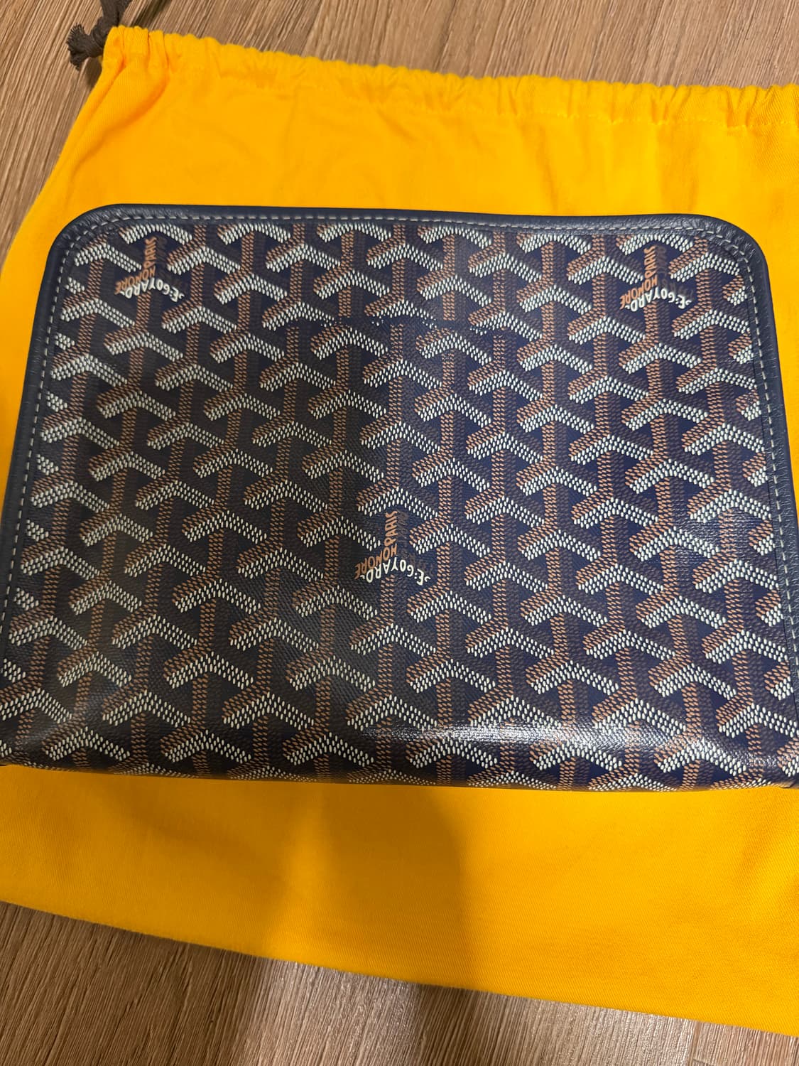 고야드 쥬방스 MM 클러치 네이비 새상품수준 상품이미지2