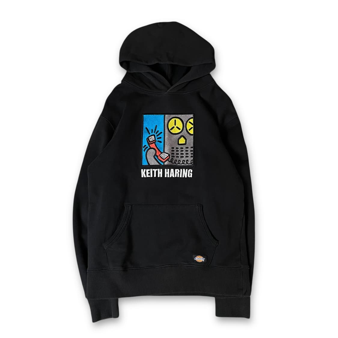 디키즈 블랙 자수 포인트 후드티 L 상품이미지1