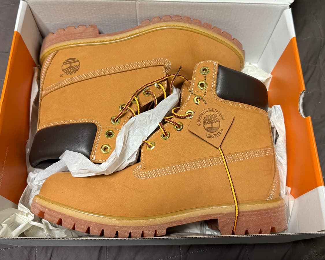 팀버랜드 프리미엄 6인치 워터프루프 부츠 위트 누벅 - 미디움 상품이미지2