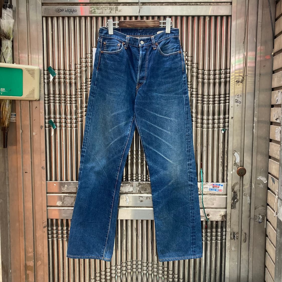 빈티지 슈가케인 워싱 셀비지 데님 팬츠 청바지 상품이미지1