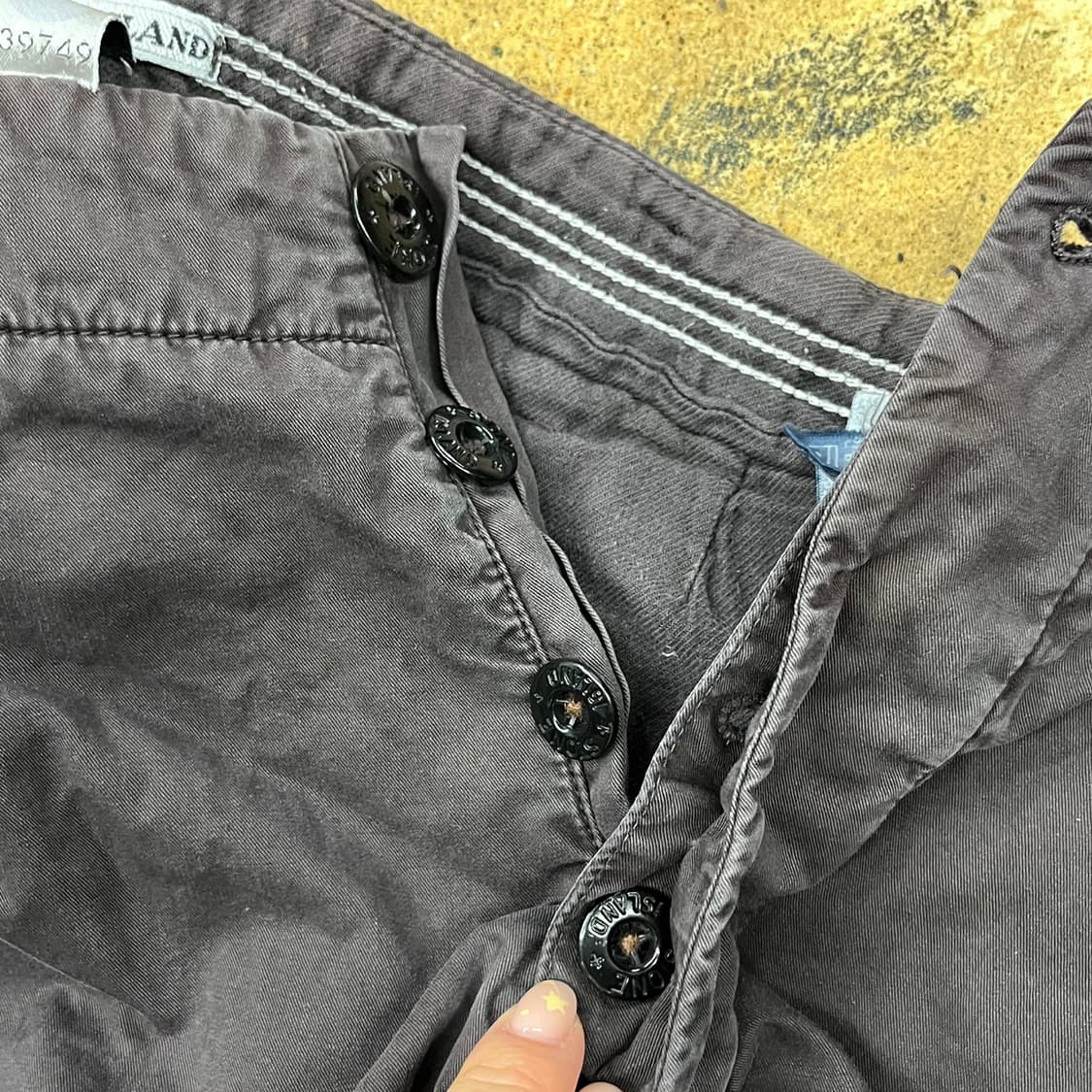 [정품/50] 스톤아일랜드 다크 브라운 면바지 b16 상품이미지6