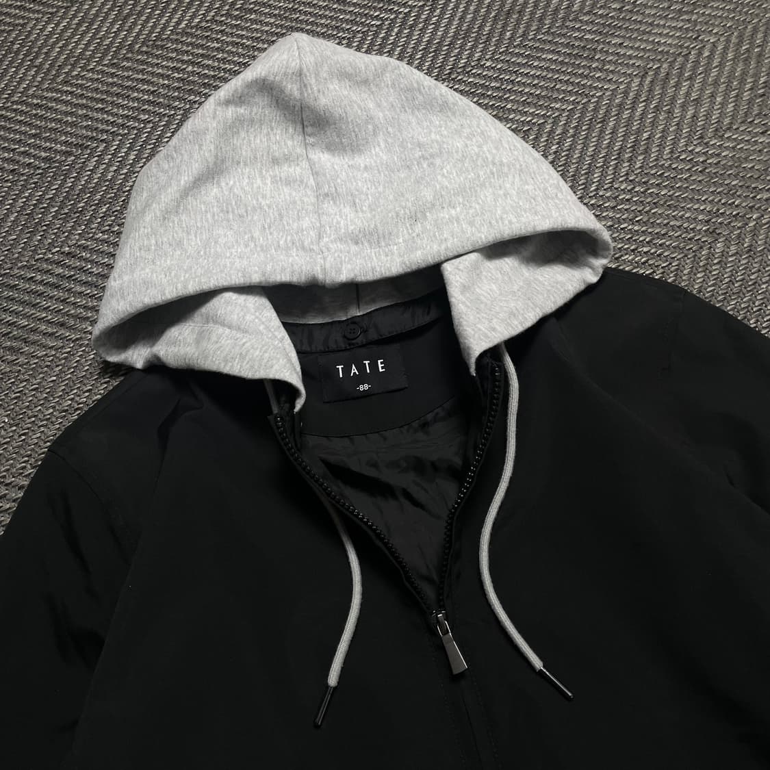 TATE 박시핏 후드 봄버 항공 자켓y 5306 상품이미지5