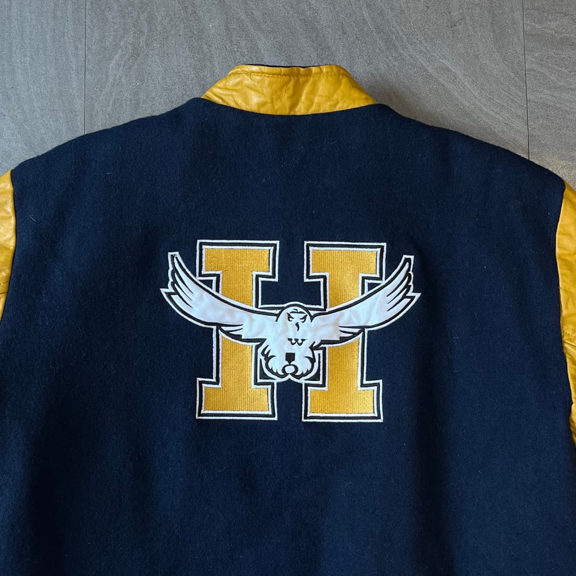 빈티지 윙스타 캐나다 제조 레더 바시티 자켓 상품이미지8