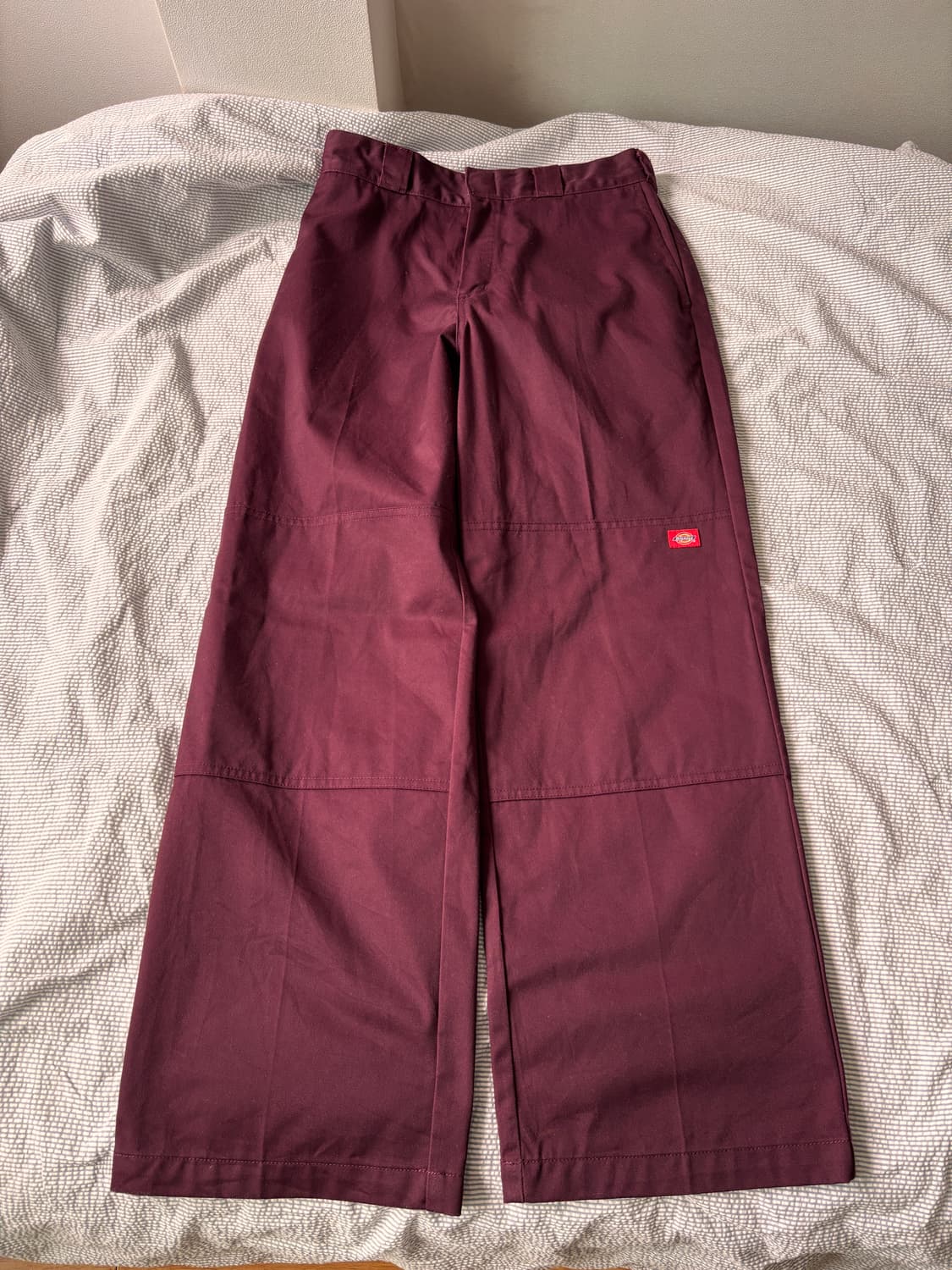 일본 한정 콜라보, Dickies × WEGO 더블니 (레어 버건디) 상품이미지1