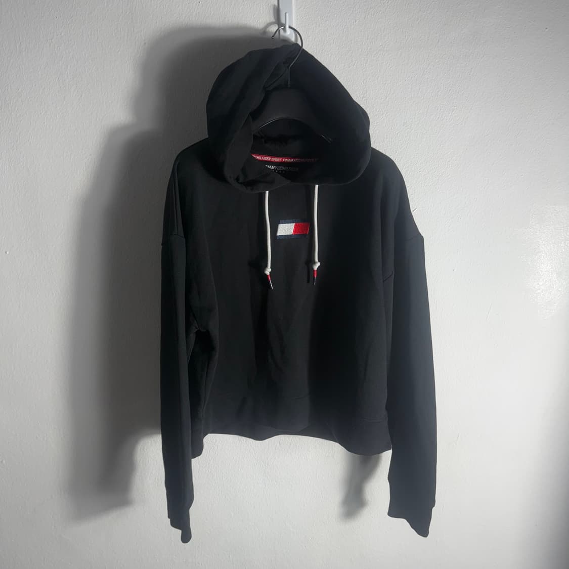 타미힐피거 블랙 후드티 (L) 상품이미지1