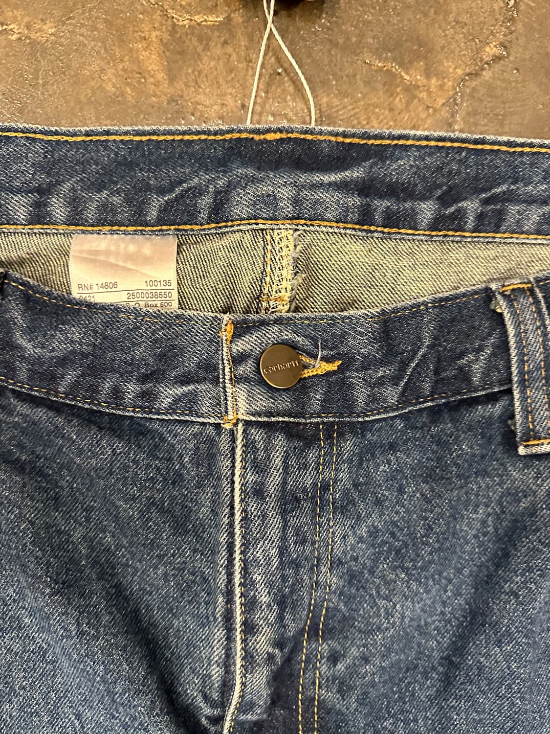 Carhartt 칼하트 14806 와이드핏 데님팬츠 40x34 상품이미지4