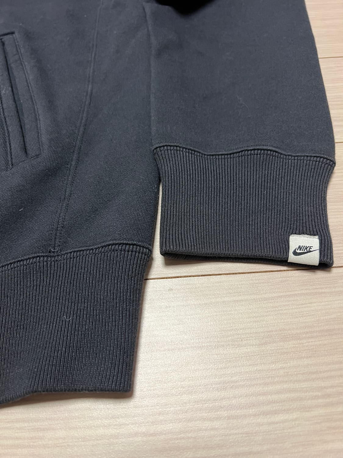 나이키 PROPERTY OF 로고 버튼 스웻 자켓 / 네이비 / XL  상품이미지5