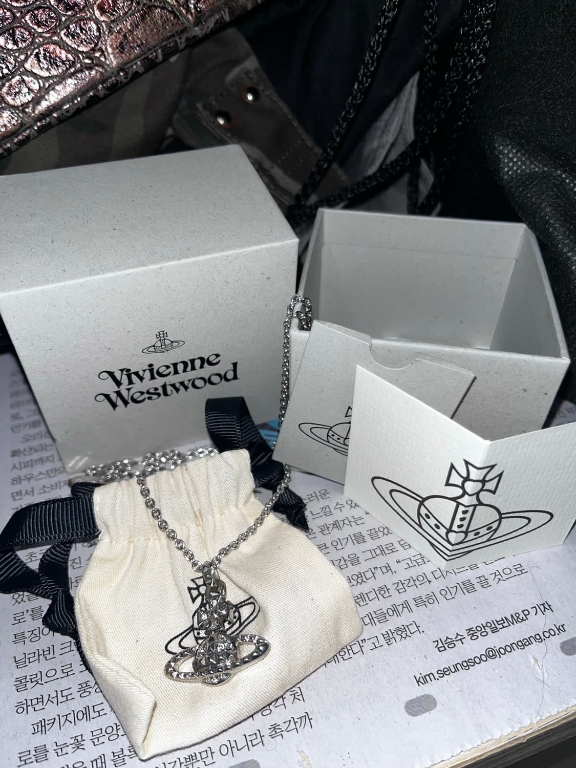 (풀셋)비비안웨스트우드 메이페어 바스 릴리프 목걸이 상품이미지1