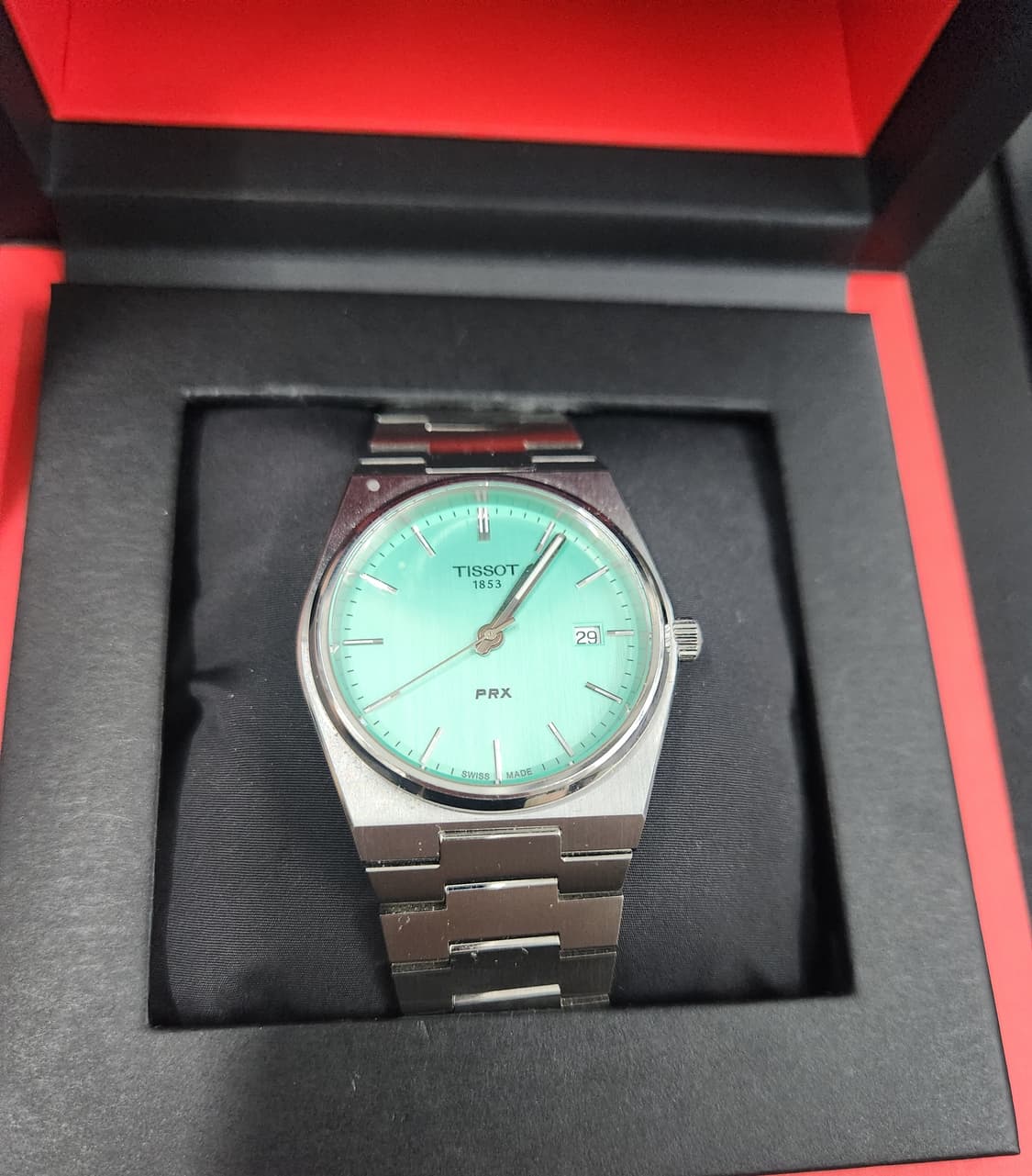 티쏘 PRX 40mm 라이트 그린 쿼츠 상품이미지2