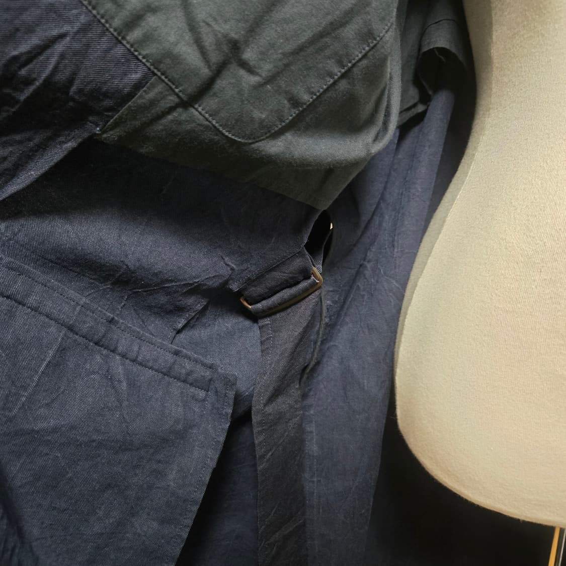 질샌더 다크네이비 모시 코트 / 여성 코트/ 여자 코트  상품이미지7