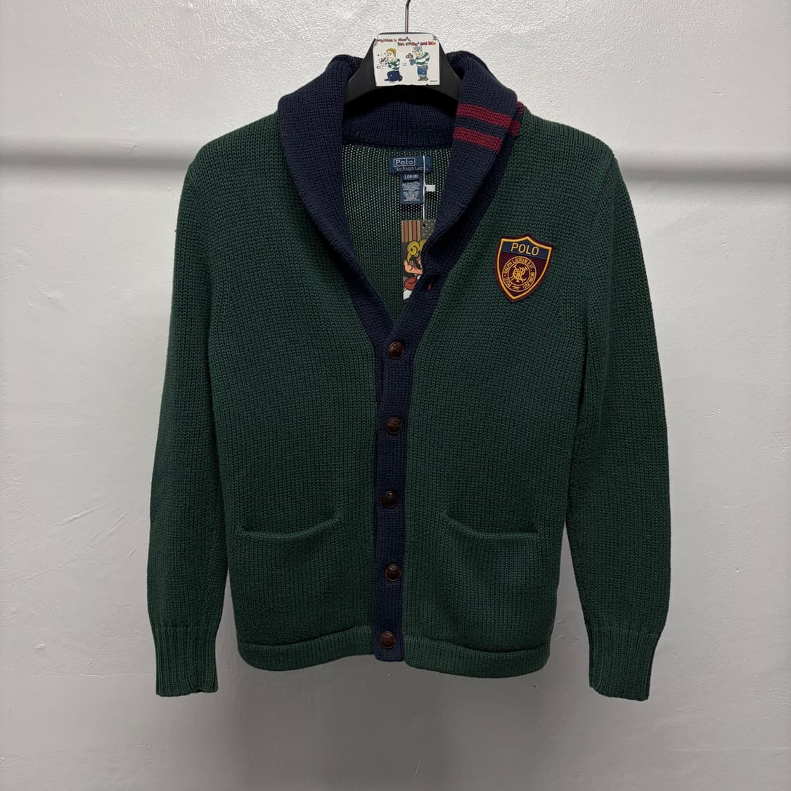 폴로 랄프로렌 숄카라 가디건 상품이미지1