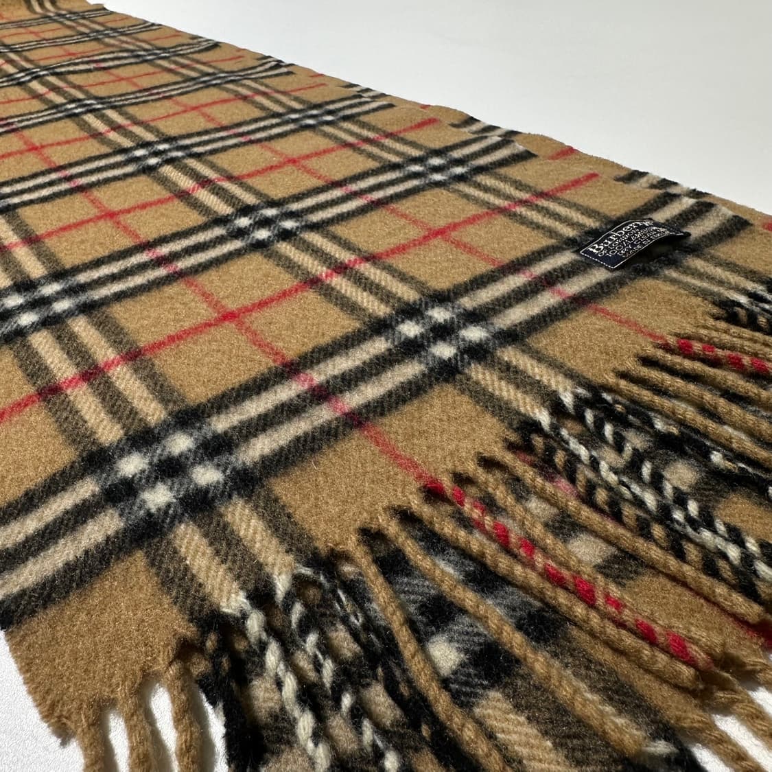 버버리 램스울 노바체크 머플러 목도리 상품이미지4