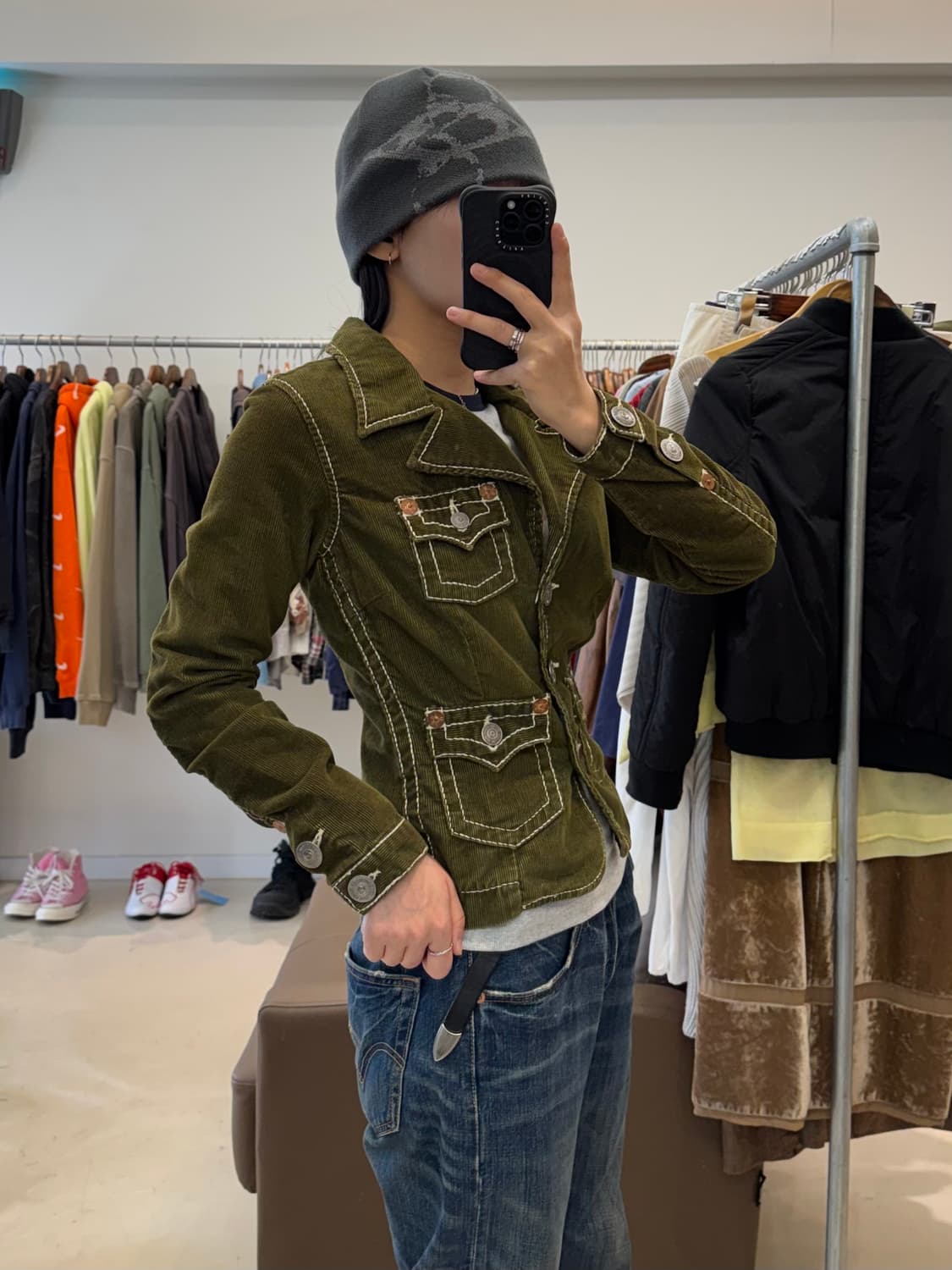 트루릴리전 코듀로이 스티치 자켓 상품이미지10