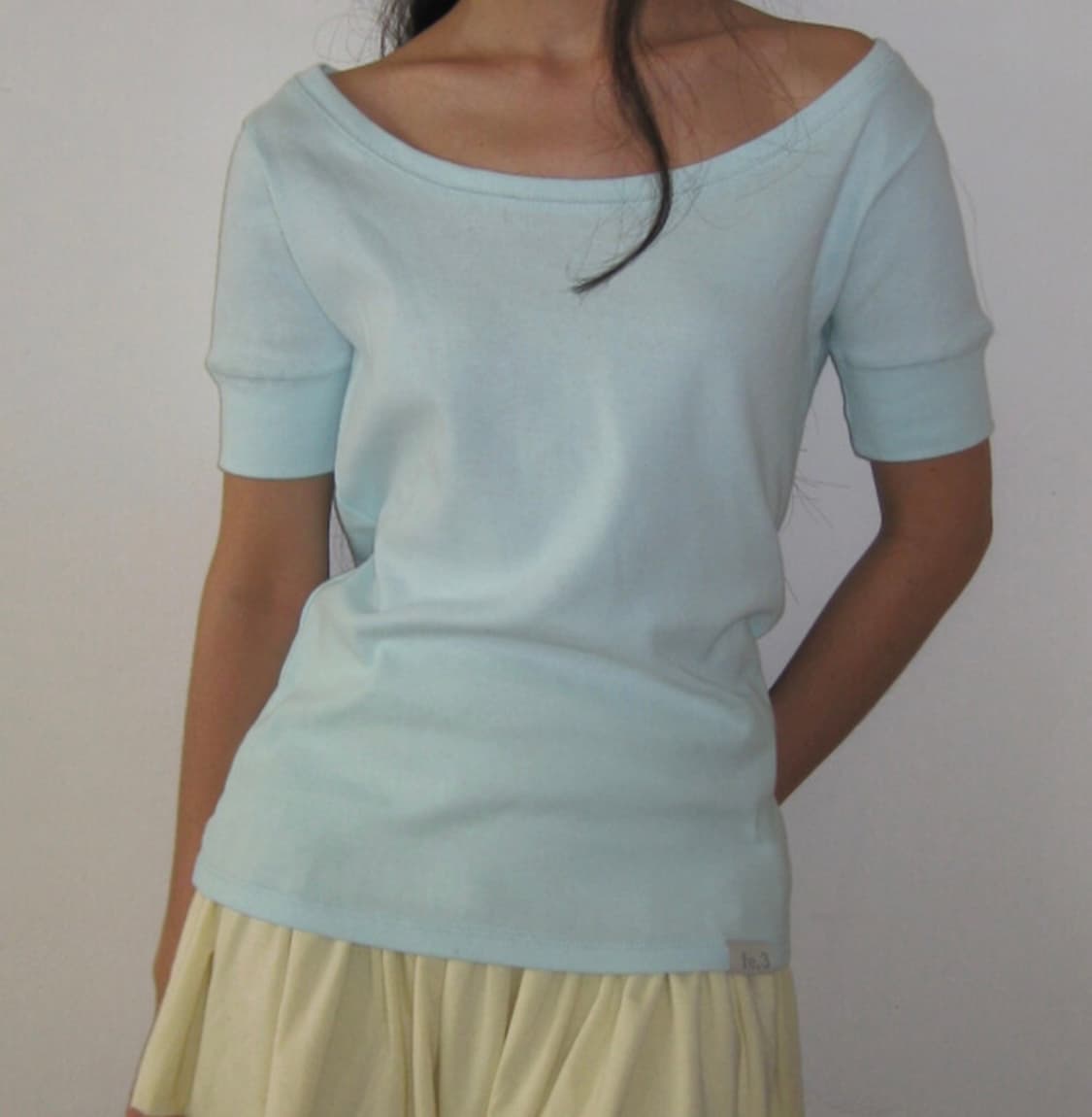 rib half top (mint) 상품이미지1