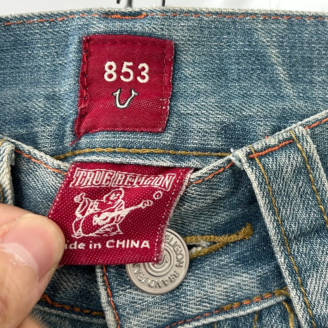 트루릴리전 853 부츠컷 데님 팬츠 상품이미지8