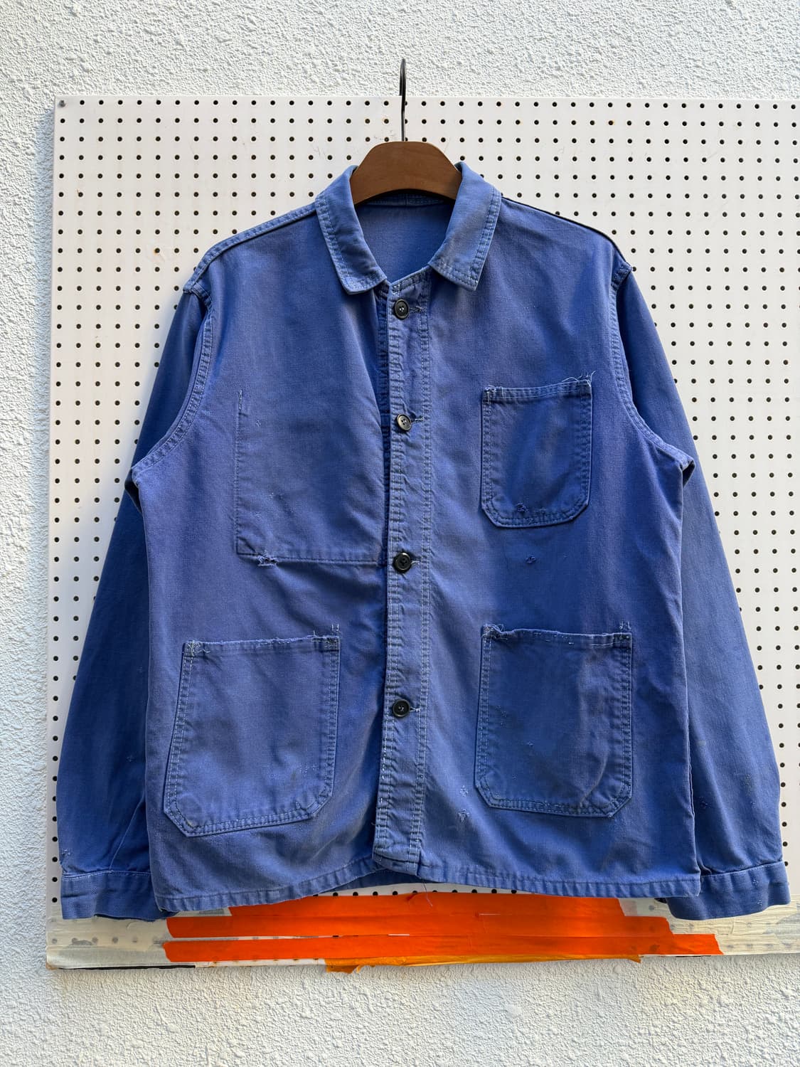 OLD VINTAGE FADED PURPLE BLUE 프렌치워크자켓 상품이미지1