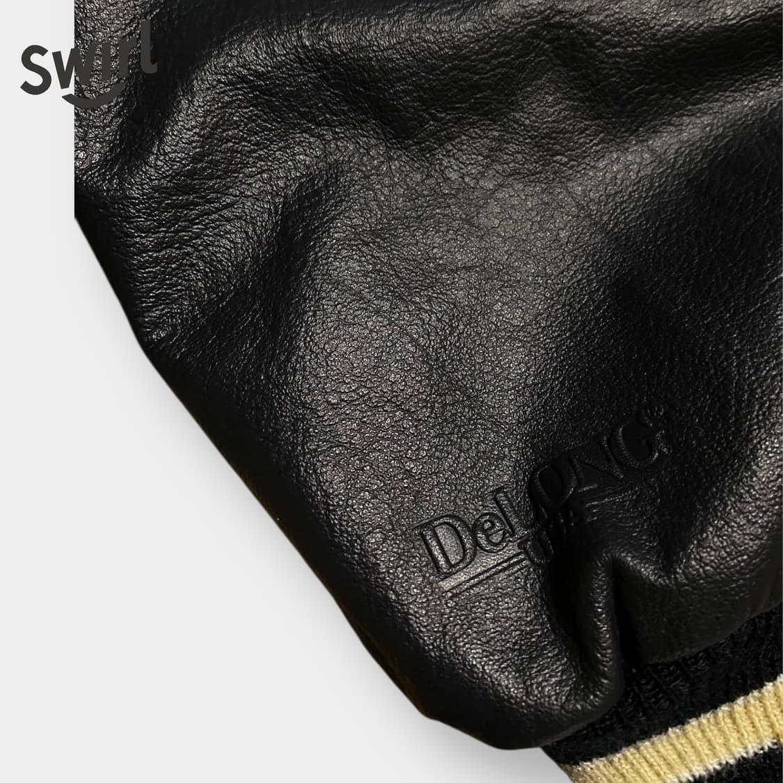 🌊Delong leather arm varsity 상품이미지6